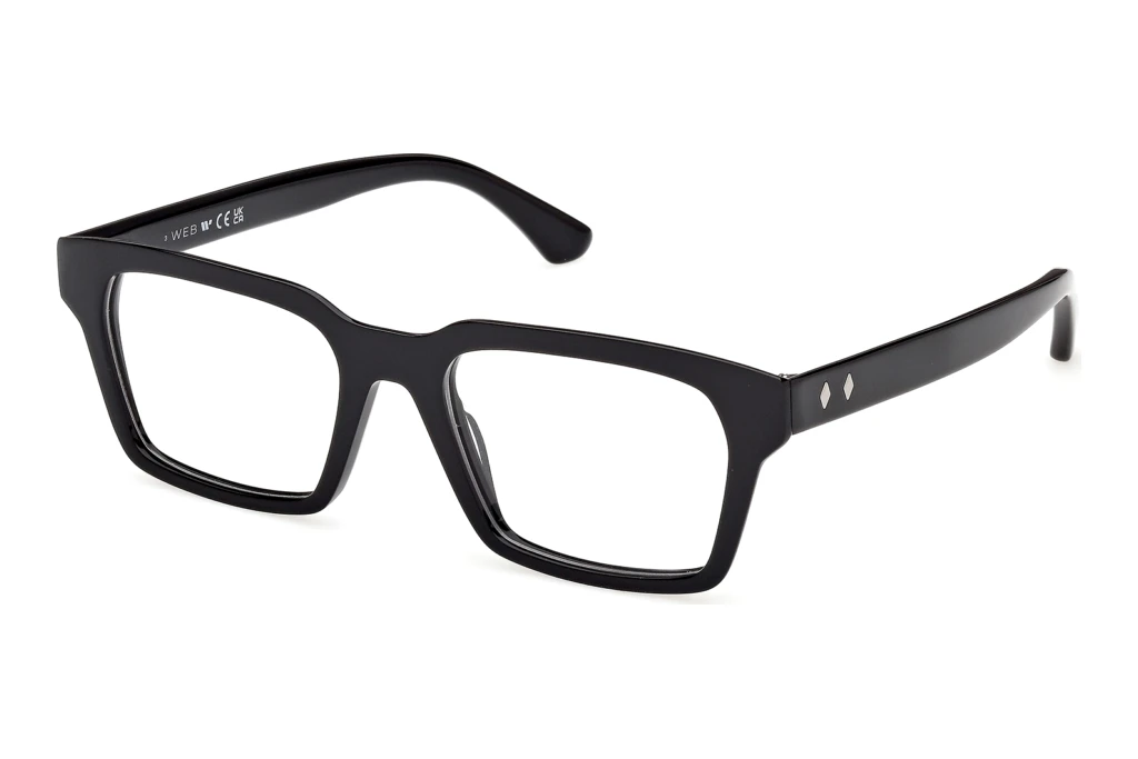 Web Eyewear WE5459 001 Glänzend Schwarz Web Eyewear WE5459 001 Glänzend Schwarz