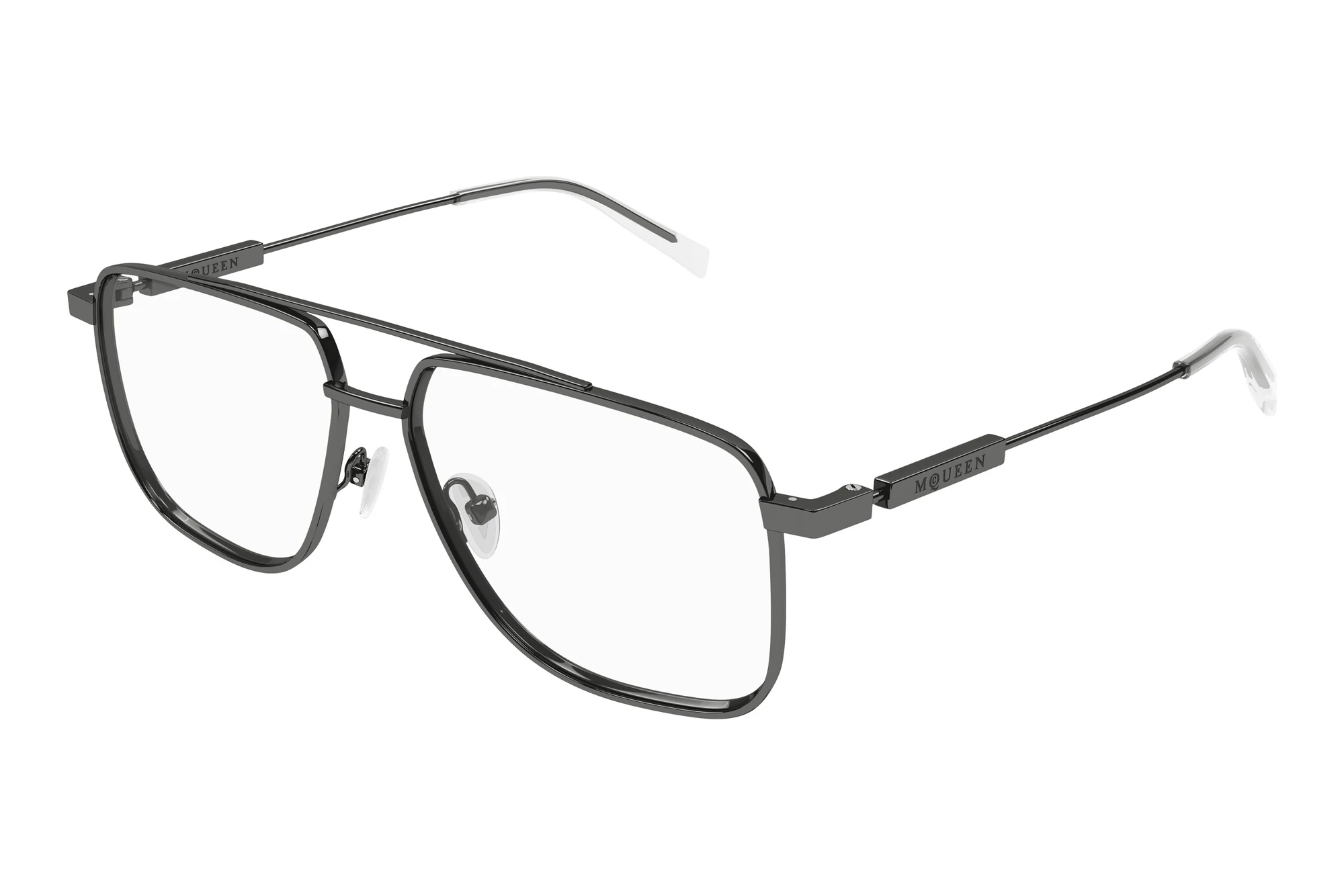 Alexander McQueen AM0480O 003 GUNMETAL Alexander McQueen AM0480O 003 GUNMETAL