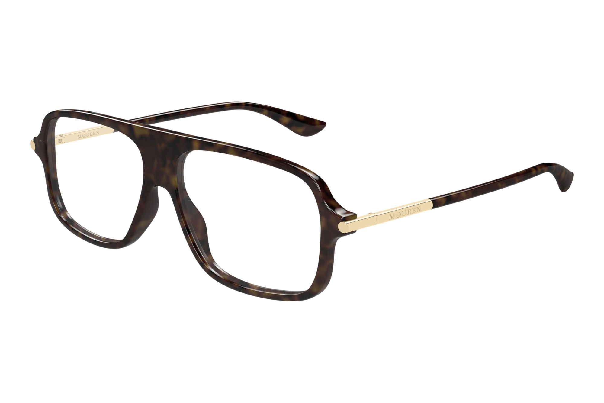 Alexander McQueen AM0555O 002 HAVANA Alexander McQueen AM0555O 002 HAVANA