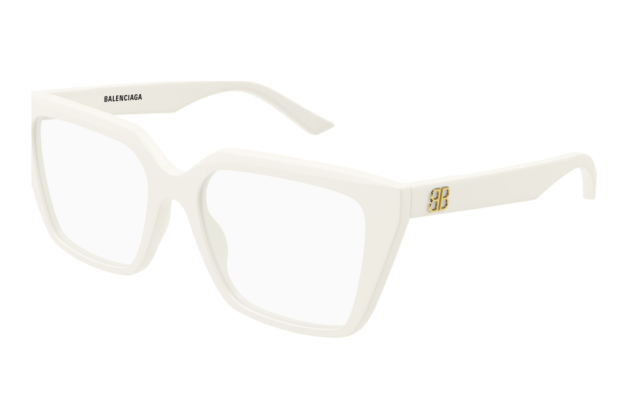 Balenciaga BB0130O 014 WHITE Balenciaga BB0130O 014 WHITE