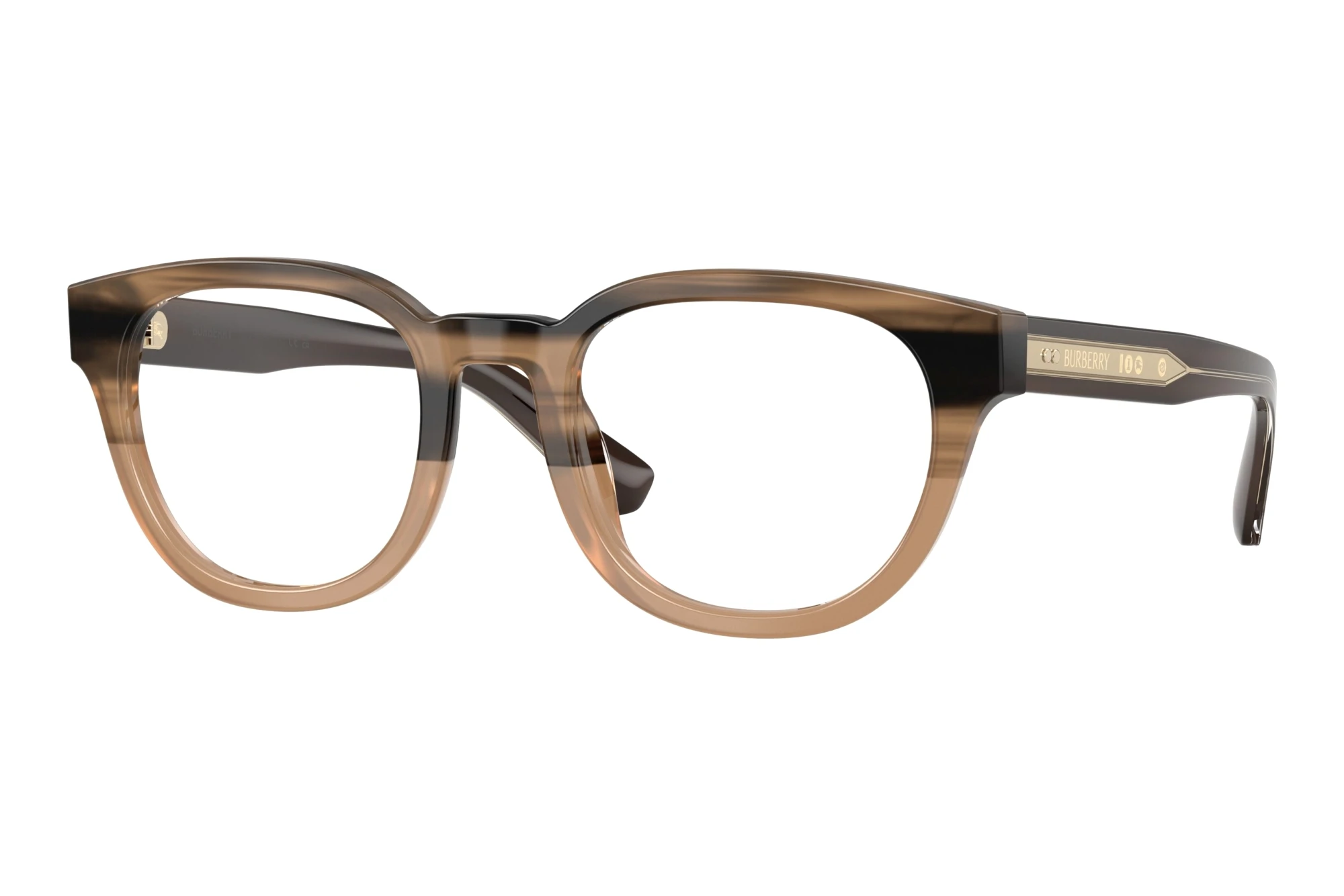 Burberry BE2454 4207 Striped Beige Burberry BE2454 4207 Striped Beige