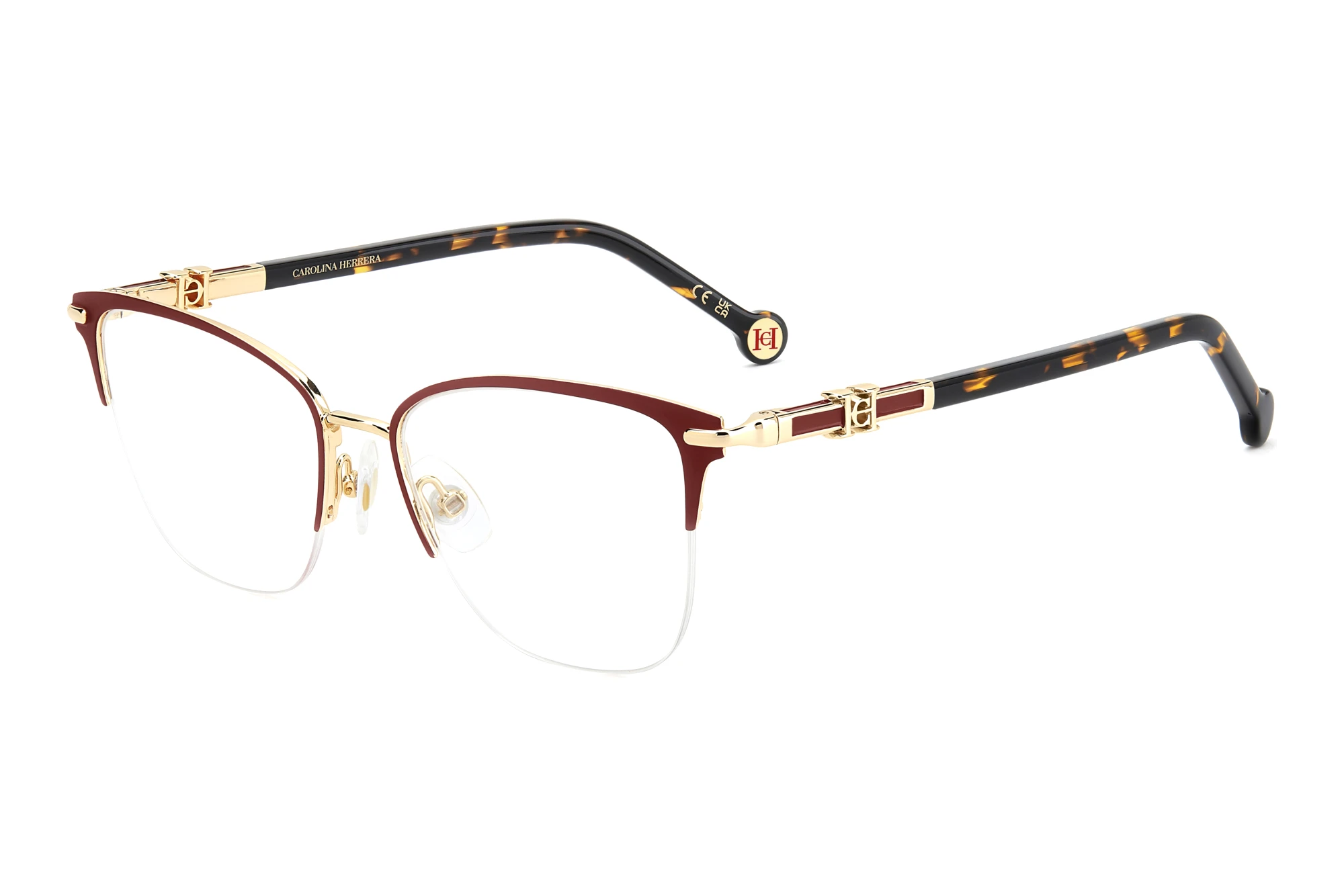 Carolina Herrera HER 0384 6K3 BURGUNDY GOLD Carolina Herrera HER 0384 6K3 BURGUNDY GOLD