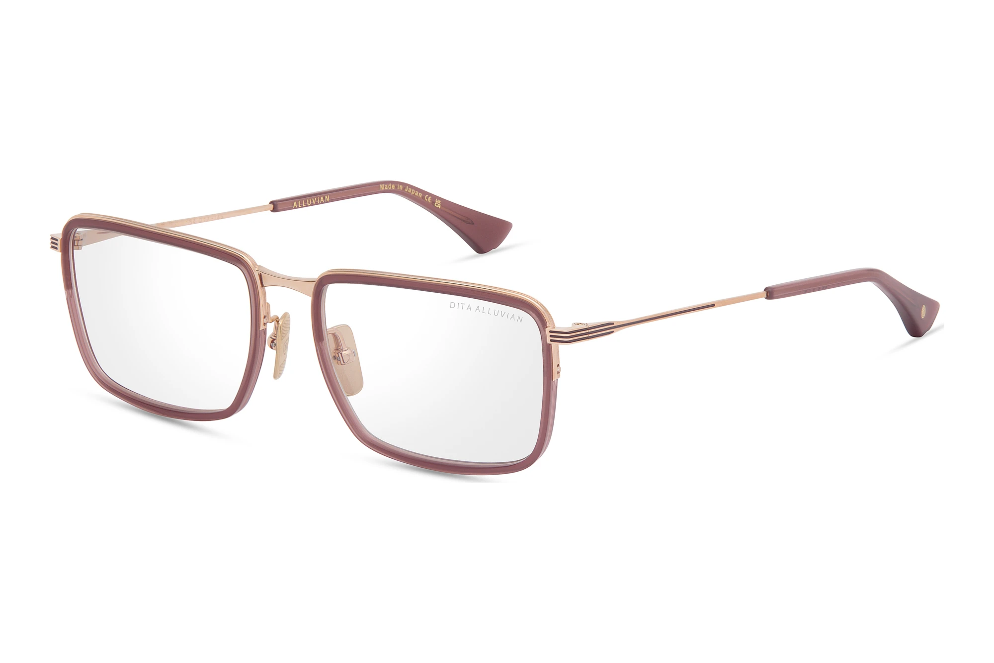 DITA DTX-201 01A OPAQUE MAROON - ROSE GOLD DITA DTX-201 01A OPAQUE MAROON - ROSE GOLD