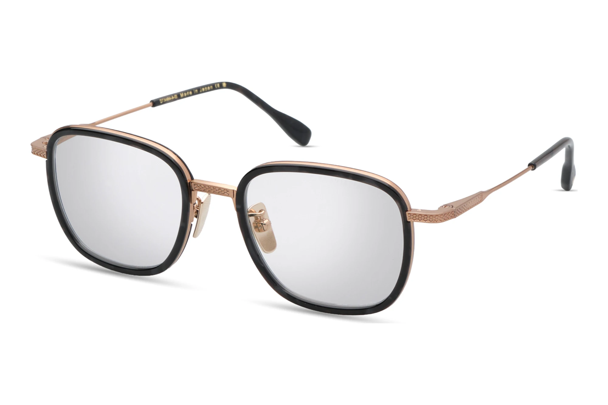 DITA DTX-454 01A BLACK OBSIDIAN - BRUSHED ROSE GOLD DITA DTX-454 01A BLACK OBSIDIAN - BRUSHED ROSE GOLD