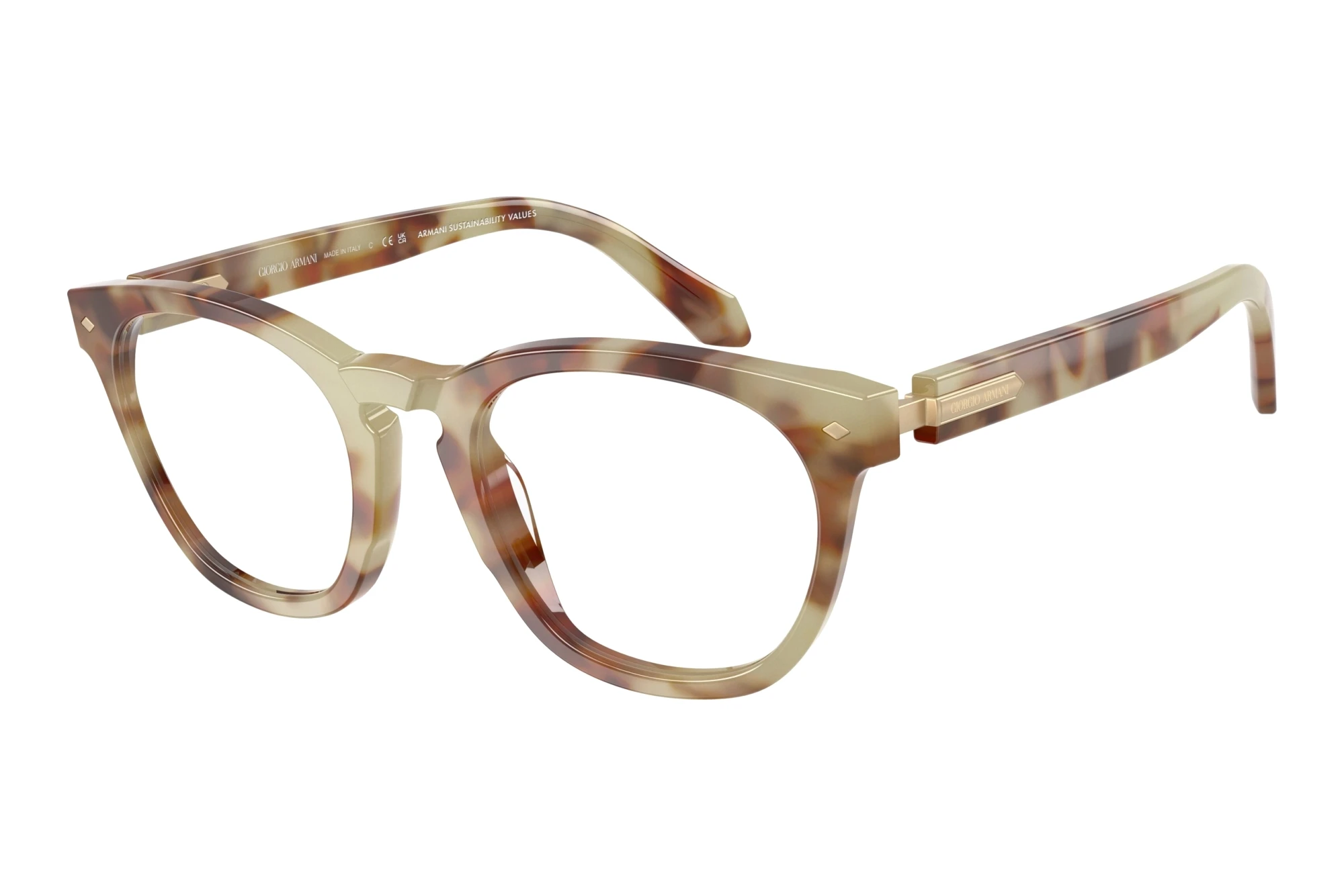 Giorgio Armani AR7284 6299 Brown Mint Tortoise Giorgio Armani AR7284 6299 Brown Mint Tortoise