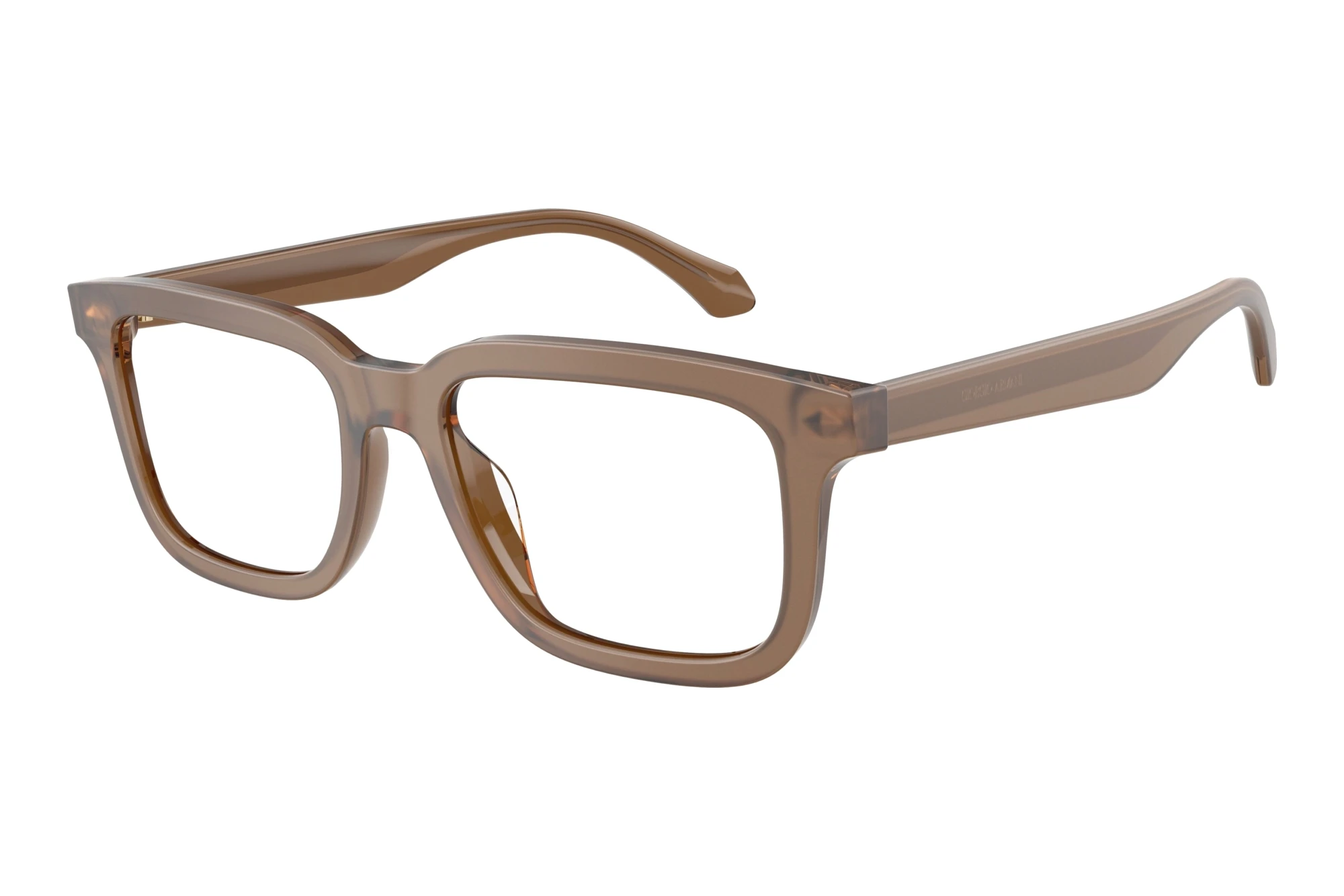 Giorgio Armani AR7293U 6475 Matte Transparent Brown Giorgio Armani AR7293U 6475 Matte Transparent Brown