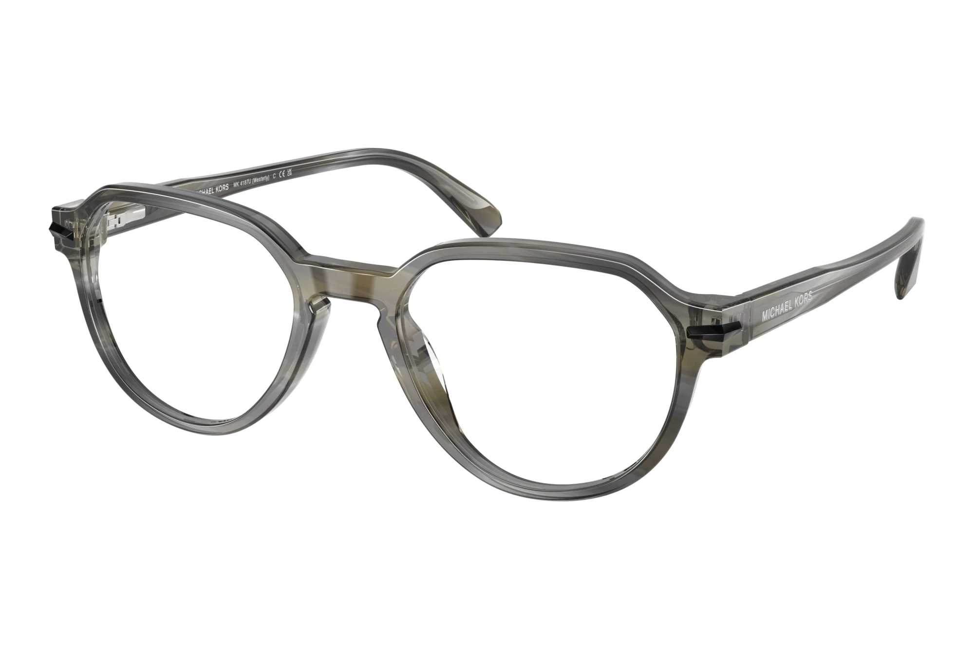 Michael Kors MK4187U 4047 Charcoal Horn Michael Kors MK4187U 4047 Charcoal Horn