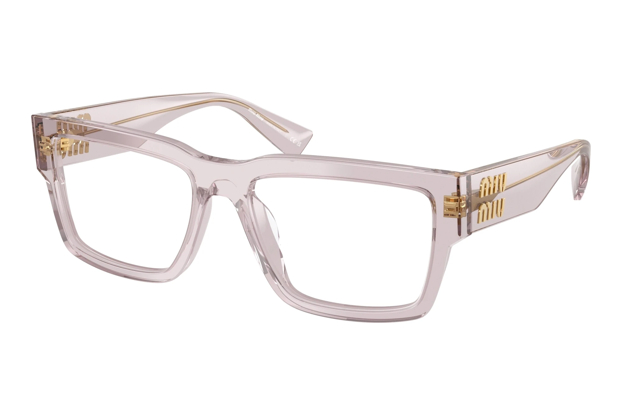 Miu Miu MU 02XV 12W1O1 Trasparent Mauve Miu Miu MU 02XV 12W1O1 Trasparent Mauve