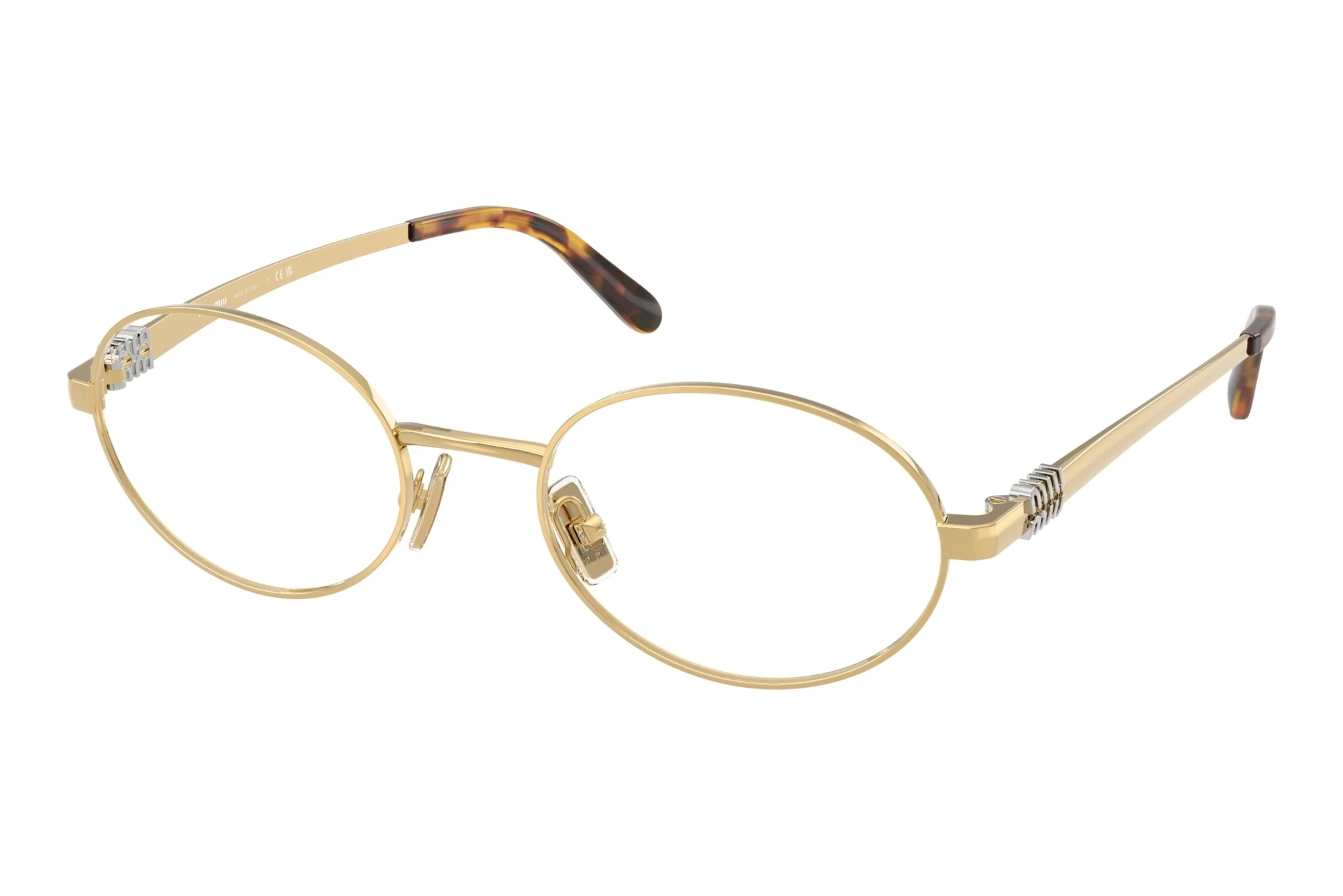 Miu Miu MU 50ZV 5AK1O1 Gold Miu Miu MU 50ZV 5AK1O1 Gold