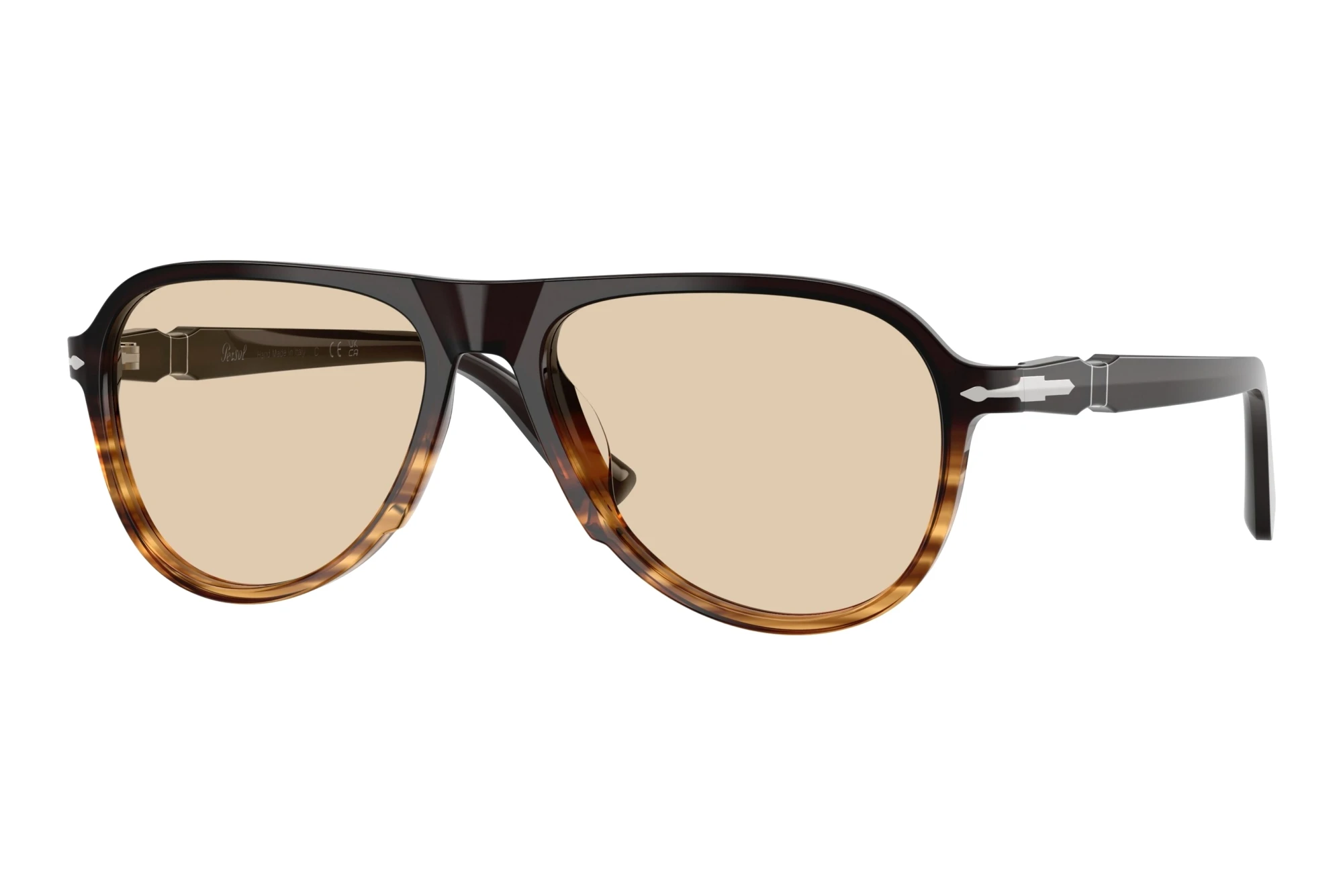 Persol PO3411V 1026 Brown Striped Amber Persol PO3411V 1026 Brown Striped Amber