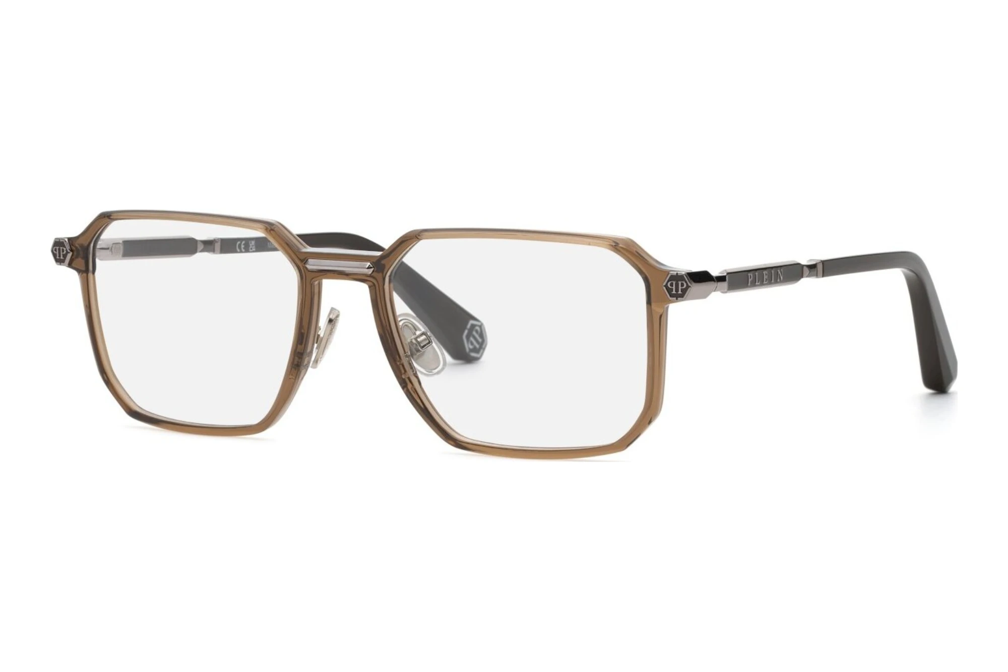 Philipp Plein VPP220M 09X8 SHINY TRANSP.BROWN Philipp Plein VPP220M 09X8 SHINY TRANSP.BROWN