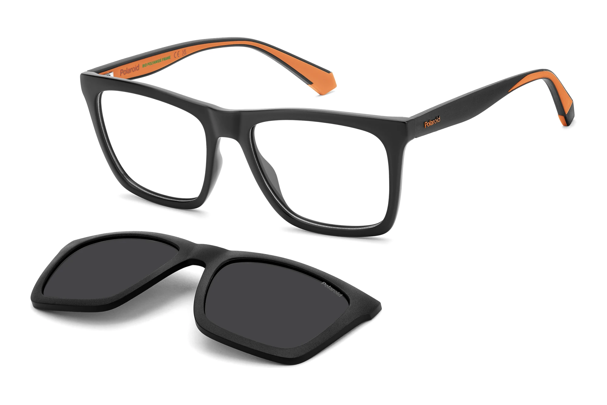 Polaroid PLD D591/C RC2 MATTE BLACK ORANGE Polaroid PLD D591/C RC2 MATTE BLACK ORANGE