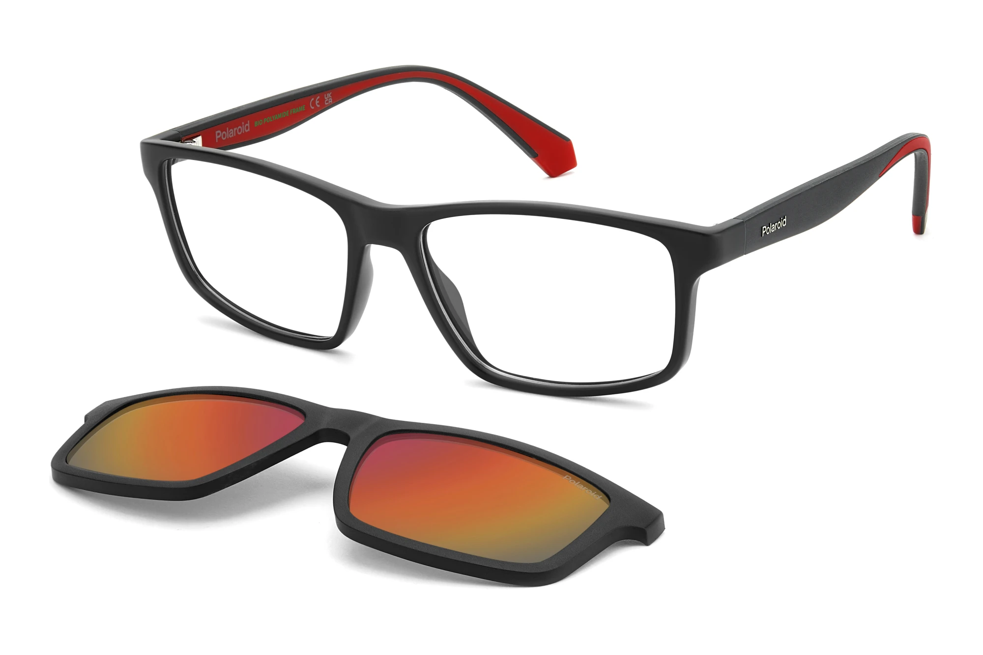 Polaroid PLD D622/C BLX MATTE BLACK RED Polaroid PLD D622/C BLX MATTE BLACK RED