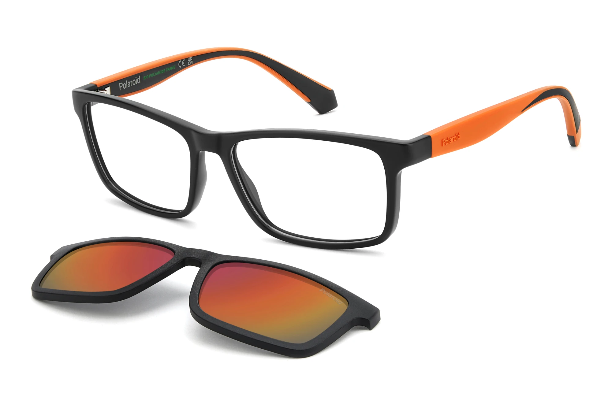 Polaroid PLD D854/C RC2 MATTE BLACK ORANGE Polaroid PLD D854/C RC2 MATTE BLACK ORANGE