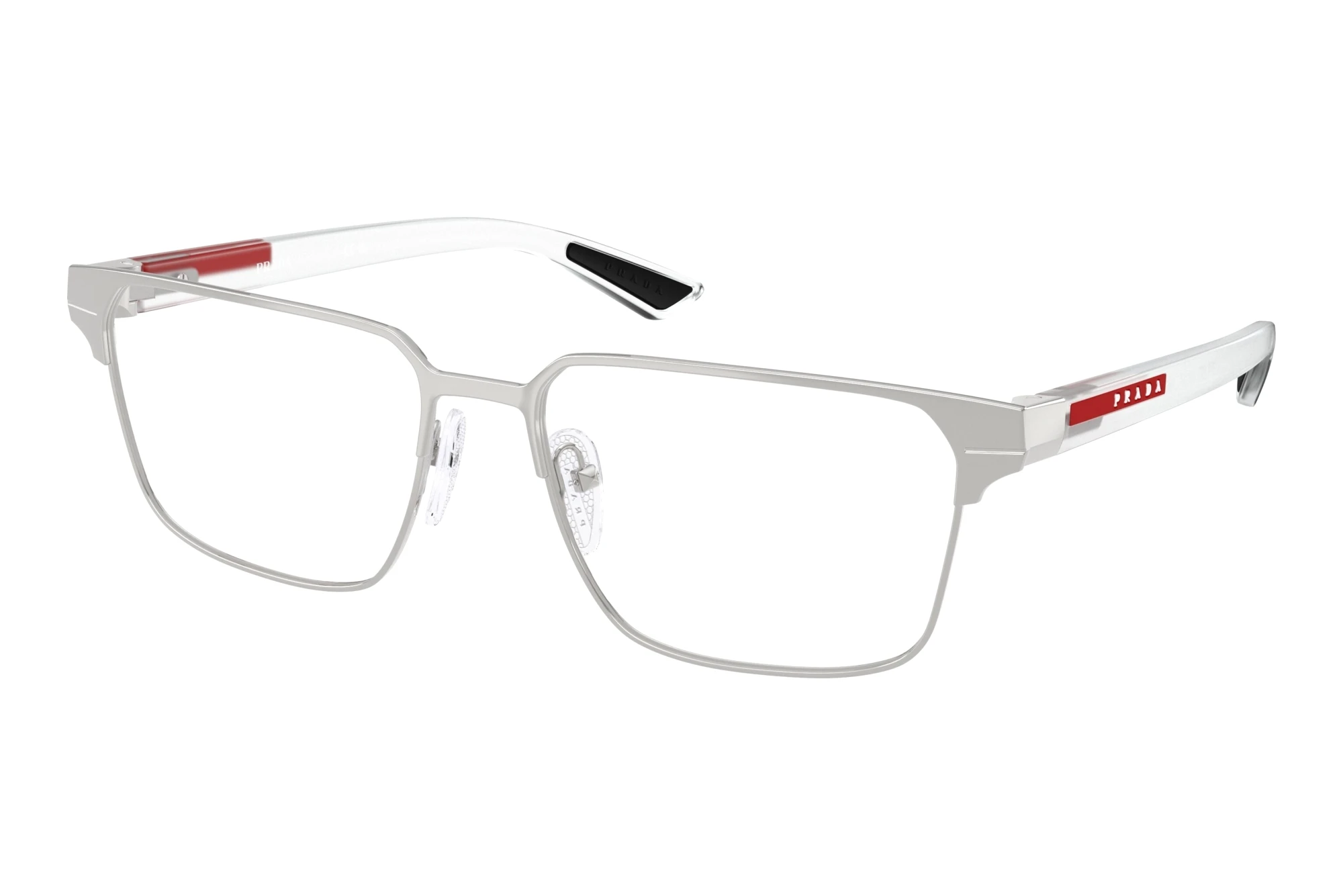 Prada Linea Rossa PS 50TV 1BC1O1 Silver Prada Linea Rossa PS 50TV 1BC1O1 Silver