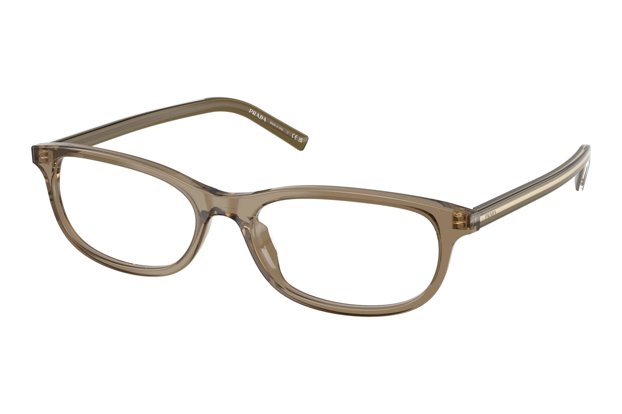 Prada PR D15VU 18T1O1 Transparent Terra Prada PR D15VU 18T1O1 Transparent Terra