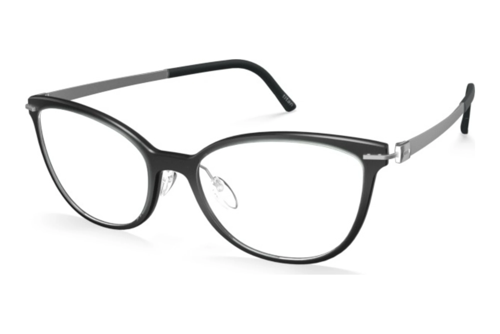 Silhouette 1600 9000 Black Silver Silhouette 1600 9000 Black Silver