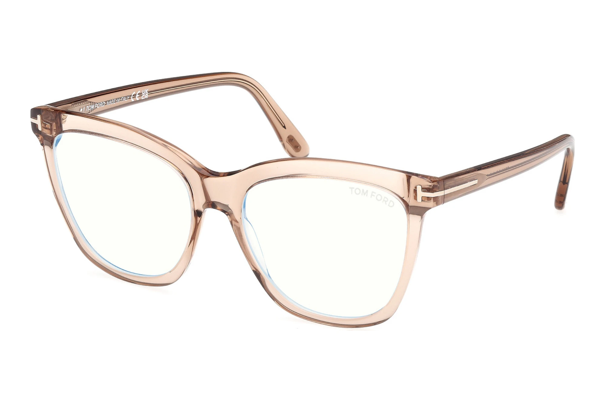 Tom Ford FT6042-B 045 Glänzend Hellbraun Tom Ford FT6042-B 045 Glänzend Hellbraun