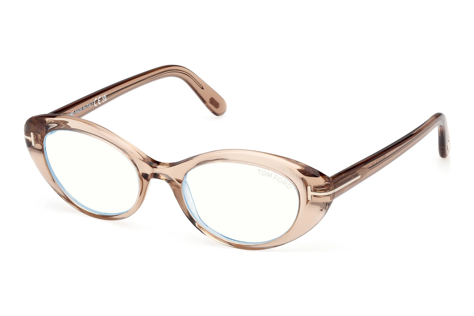 Tom Ford FT6092-B 045 Glänzend Hellbraun Tom Ford FT6092-B 045 Glänzend Hellbraun
