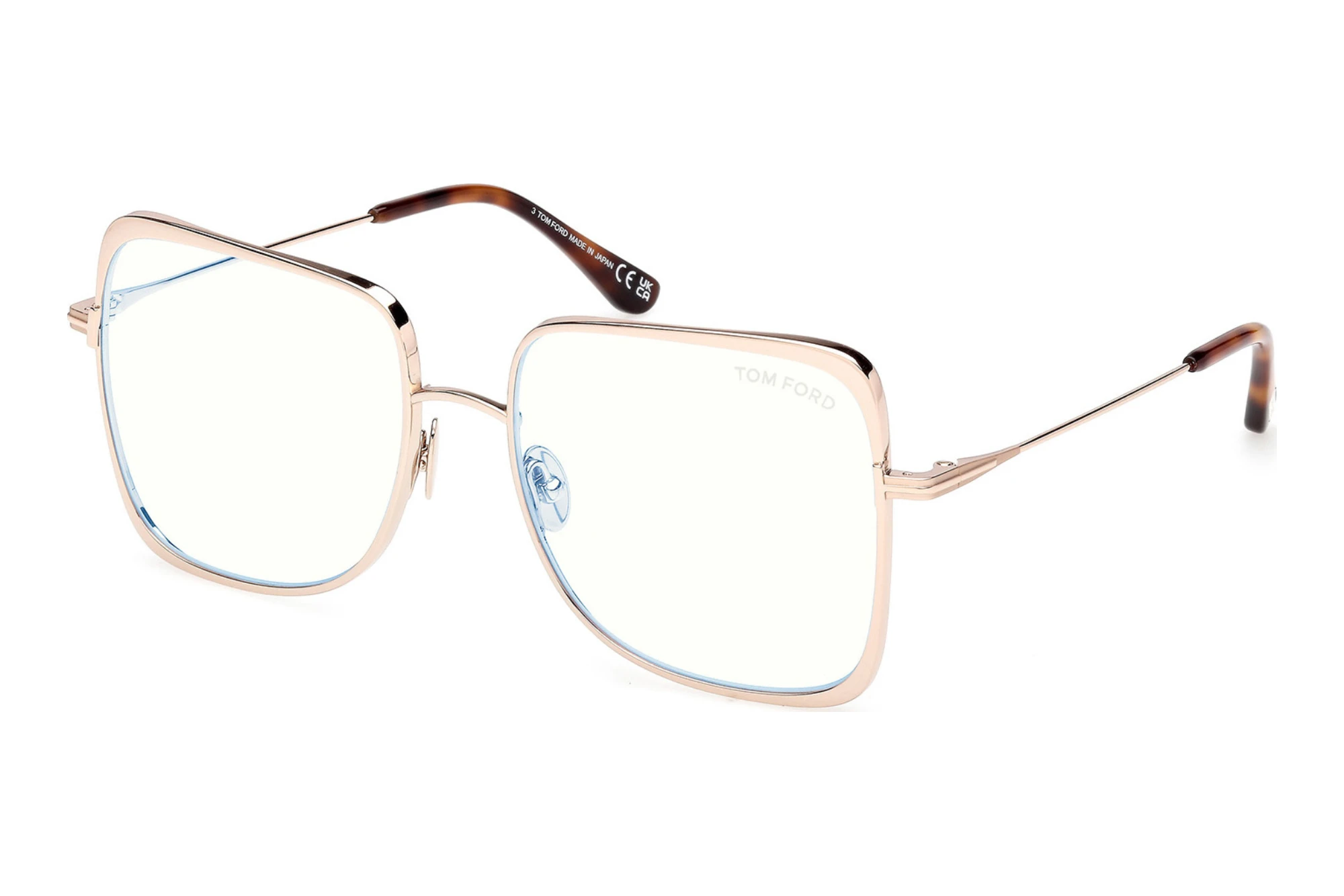Tom Ford FT6098-B 028 Glänzend Rose Gold Tom Ford FT6098-B 028 Glänzend Rose Gold
