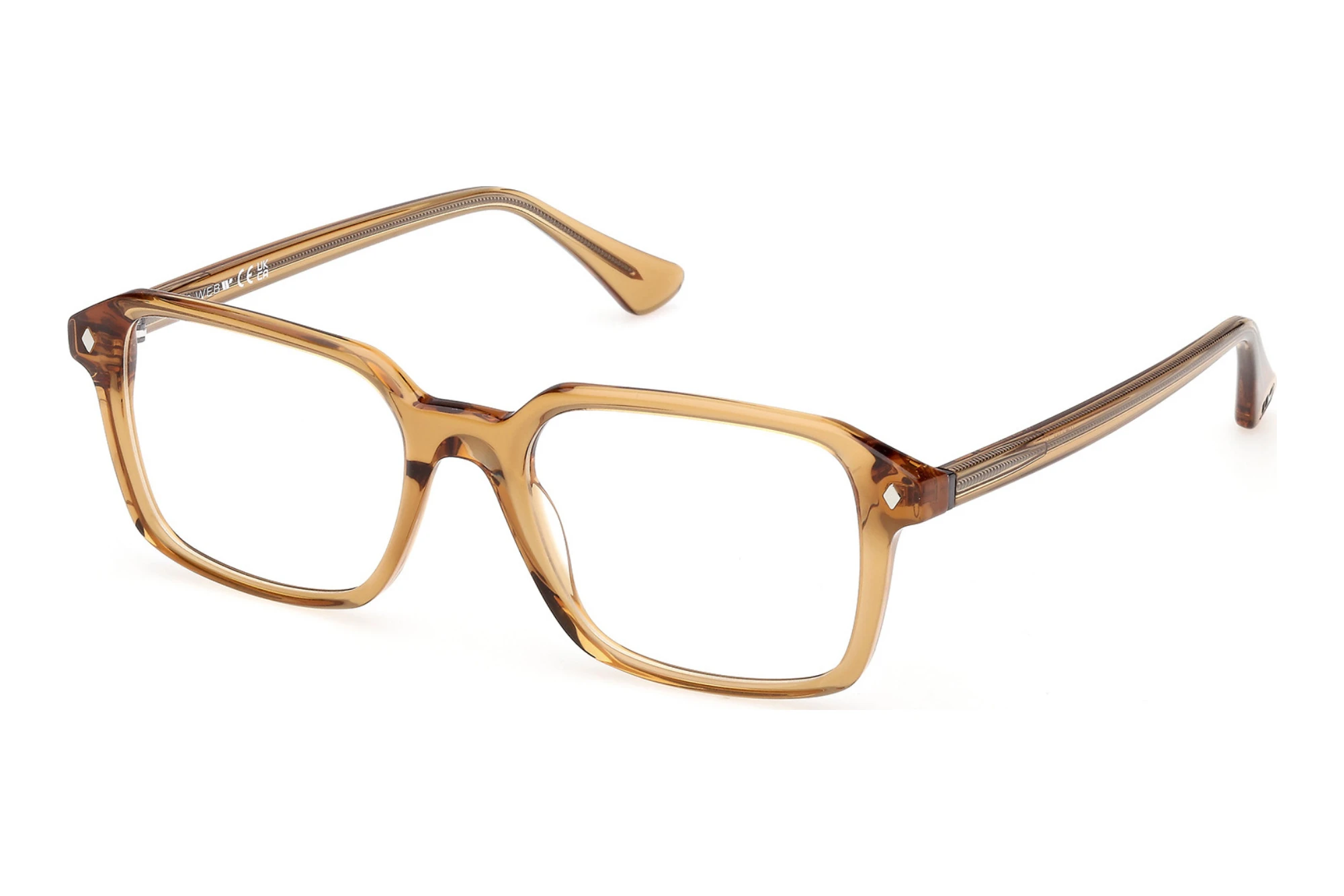 Web Eyewear WE5463 039 Glänzend Hell Gelb Web Eyewear WE5463 039 Glänzend Hell Gelb