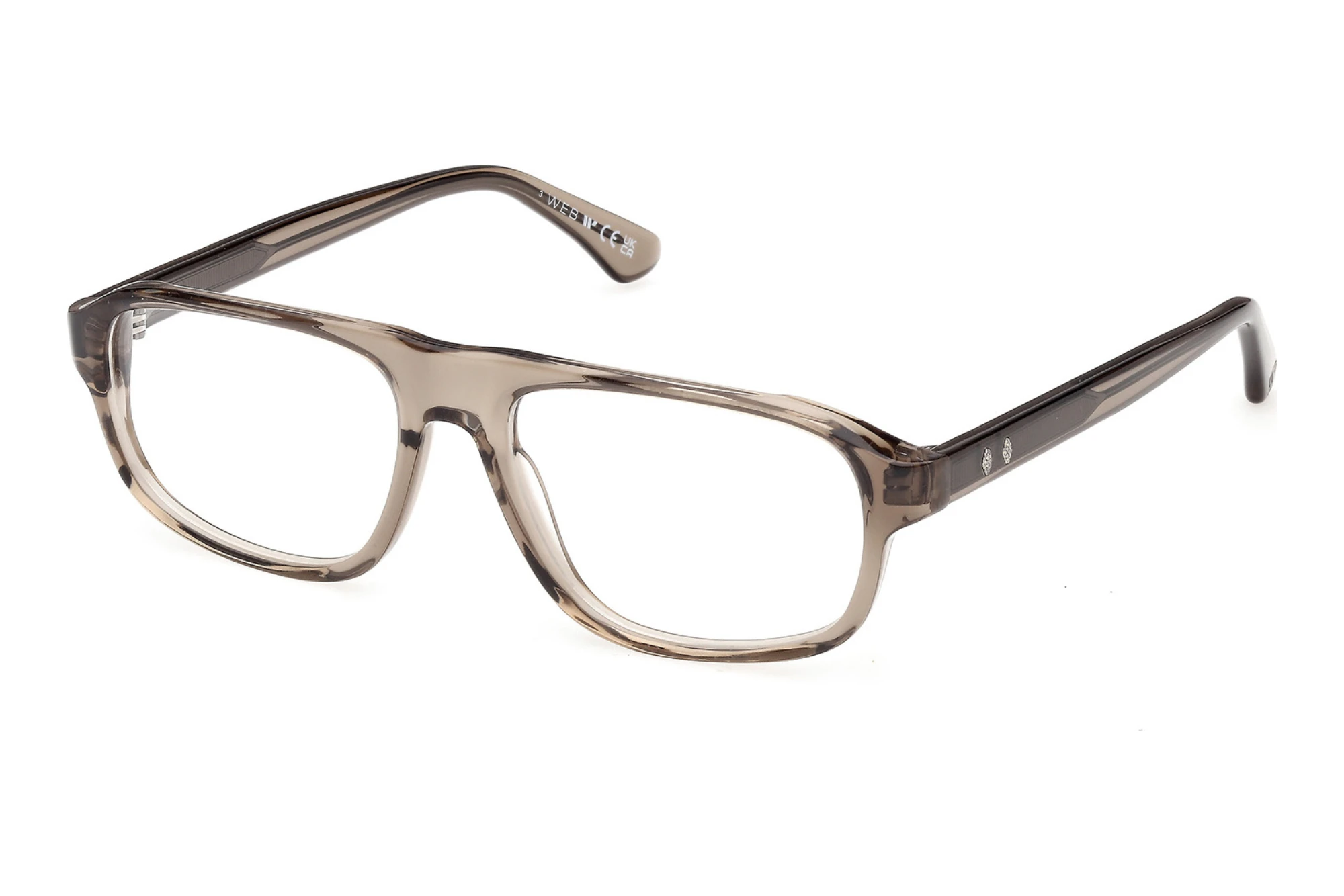 Web Eyewear WE5470 057 Glänzend Hellbraun Web Eyewear WE5470 057 Glänzend Hellbraun