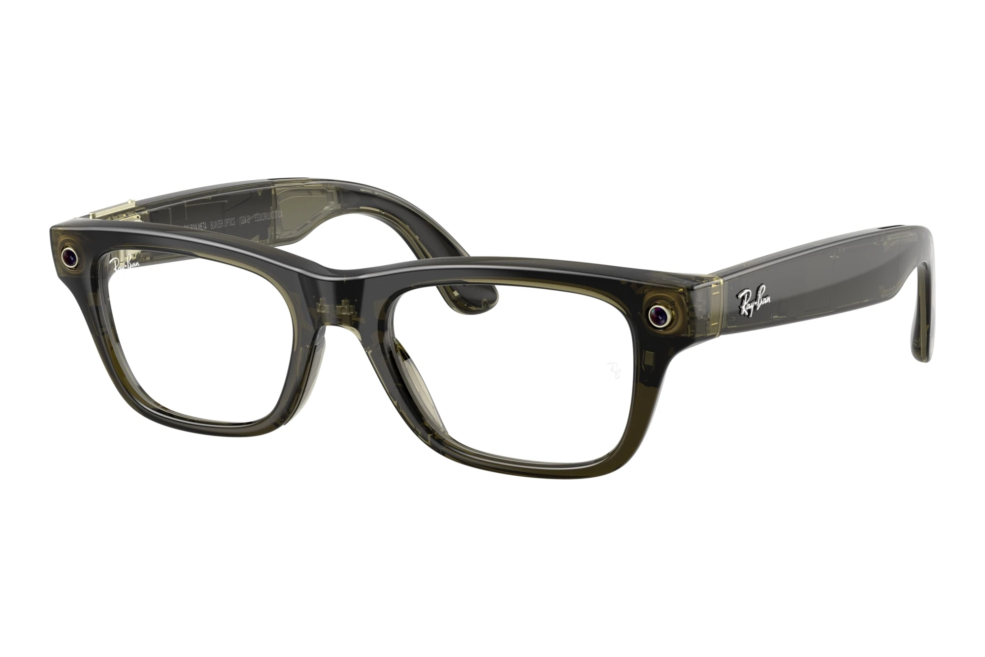 Ray-Ban Meta RW7001 8530 Transparent Dark Olive Ray-Ban Meta RW7001 8530 Transparent Dark Olive