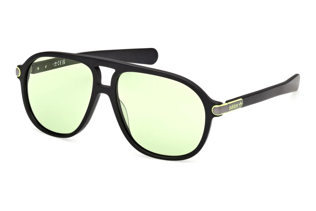 Adidas Originals OR0136 02N grünMatt Schwarz Adidas Originals OR0136 02N grünMatt Schwarz