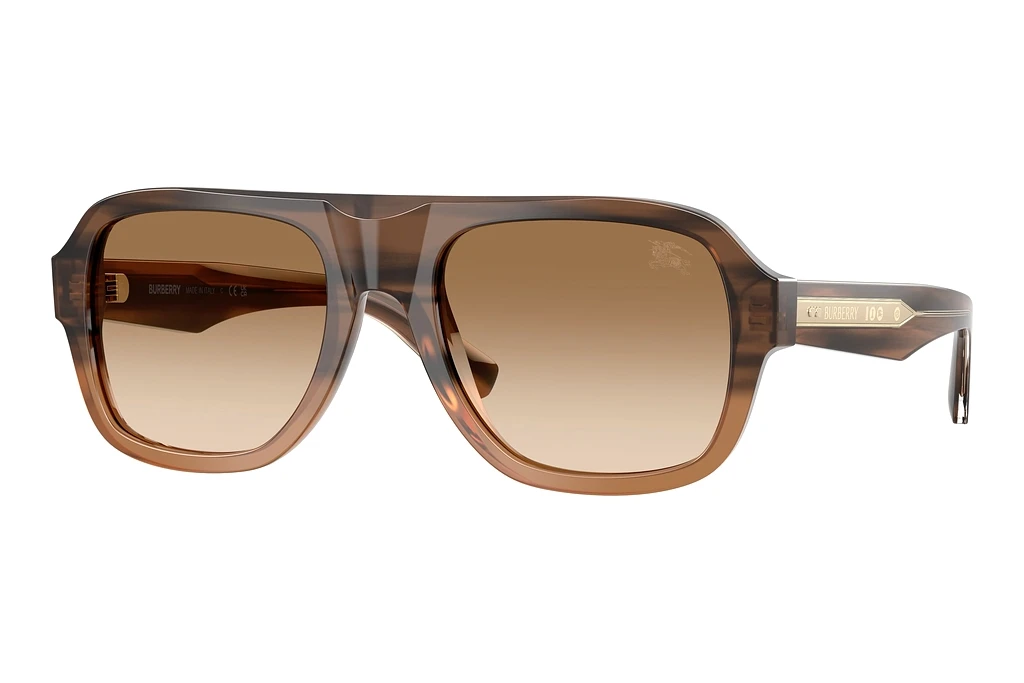 Burberry BE4478 420789 Brown GradientStriped Beige Burberry BE4478 420789 Brown GradientStriped Beige