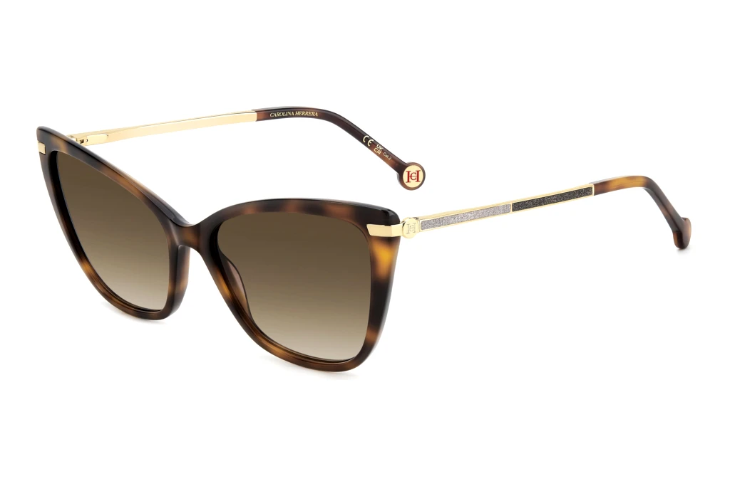 Carolina Herrera HER 0262/S 086/HA BROWN SHADEDHAVANNA Carolina Herrera HER 0262/S 086/HA BROWN SHADEDHAVANNA