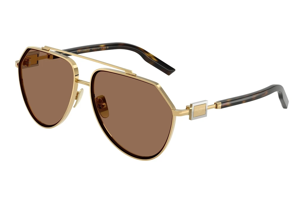 Dolce & Gabbana DG2315 02/73 Dark BrownGold Dolce & Gabbana DG2315 02/73 Dark BrownGold