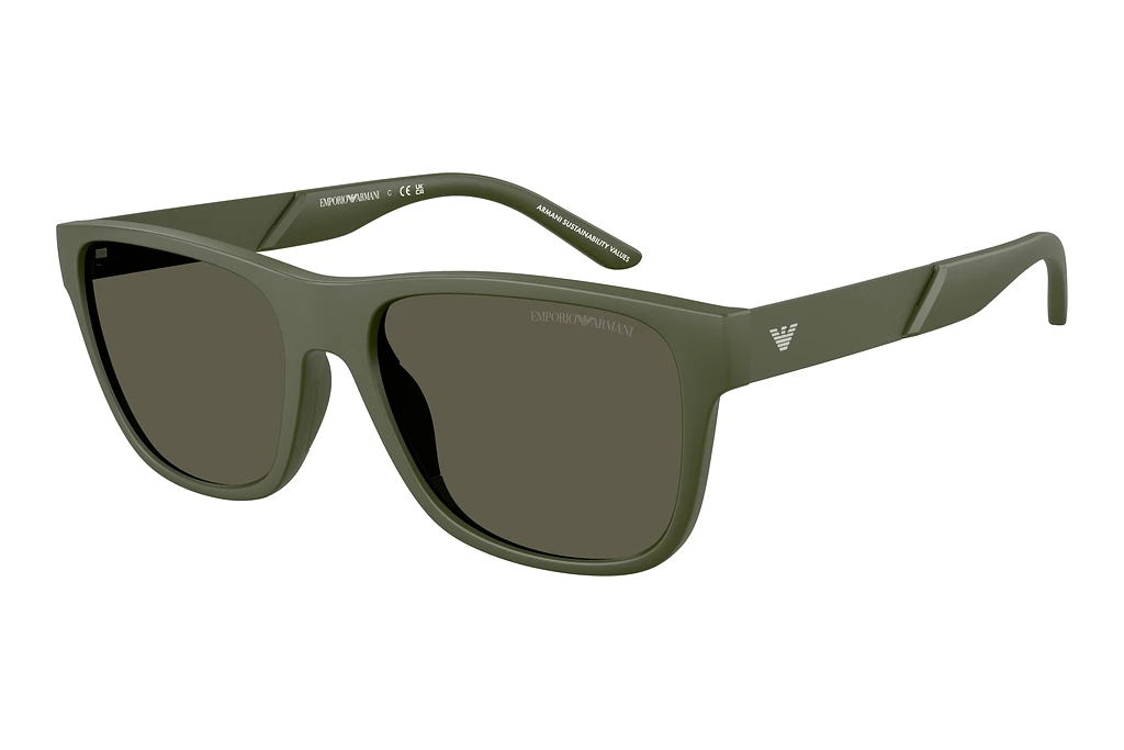 Emporio Armani EA4243 618471 Dark BrownMatte Green Emporio Armani EA4243 618471 Dark BrownMatte Green
