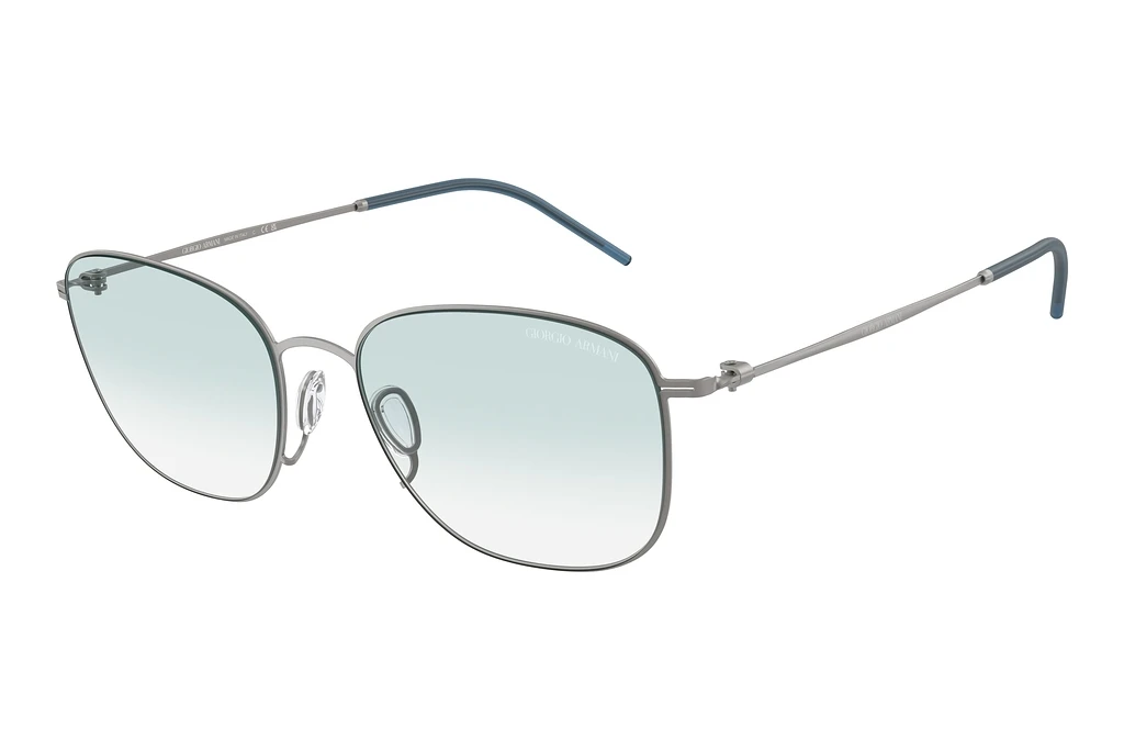 Giorgio Armani AR6168 30033F Clear Gradient Light BlueMatte Gunmetal Giorgio Armani AR6168 30033F Clear Gradient Light BlueMatte Gunmetal