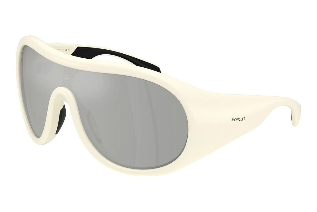 Moncler ME8004 50028V Clear Mirror SilverMatte Butter Moncler ME8004 50028V Clear Mirror SilverMatte Butter