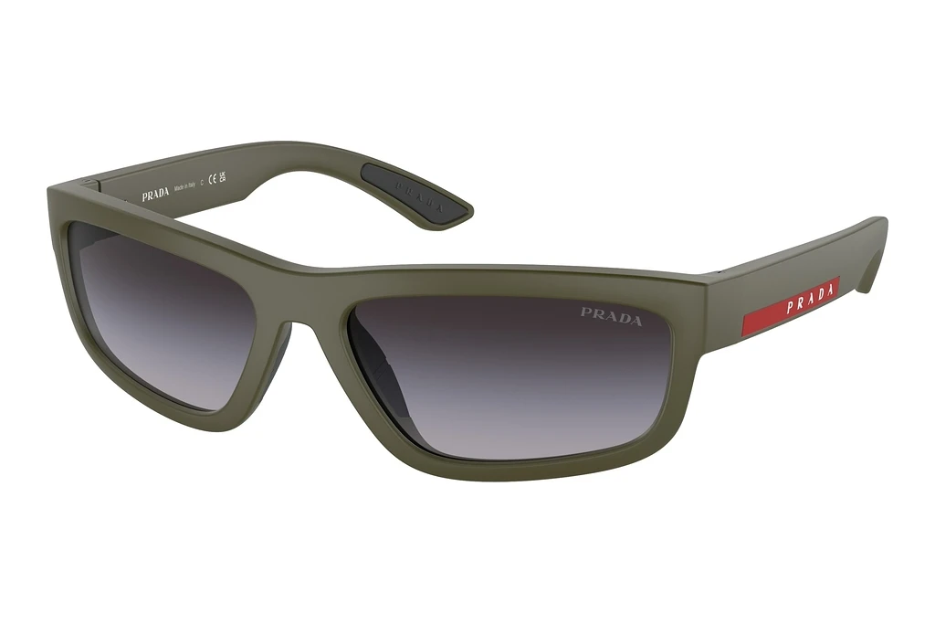 Prada Linea Rossa PS 05ZS 15X09U Grey GradientGreen Military Matte Prada Linea Rossa PS 05ZS 15X09U Grey GradientGreen Military Matte
