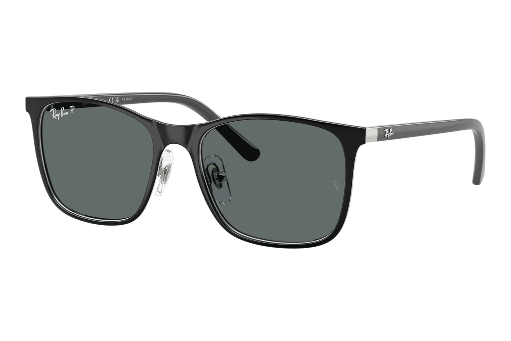 Ray-Ban Kids RJ9551S 295/81 Dark Grey PolarBlack On Silver Ray-Ban Kids RJ9551S 295/81 Dark Grey PolarBlack On Silver