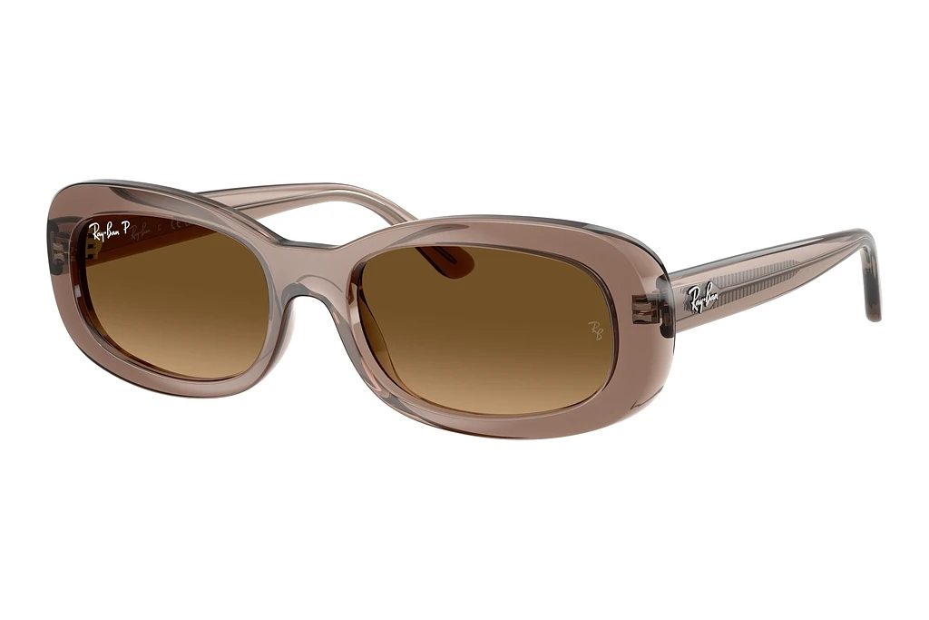 Ray-Ban RB2221 6827M2 Gradient Brown PolarizedTransparent Beige Ray-Ban RB2221 6827M2 Gradient Brown PolarizedTransparent Beige