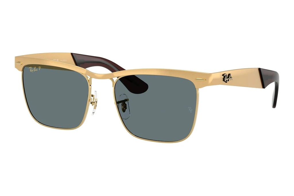Ray-Ban RB3875 92763R Dark Blue PolarSandblasted Legend Gold Ray-Ban RB3875 92763R Dark Blue PolarSandblasted Legend Gold