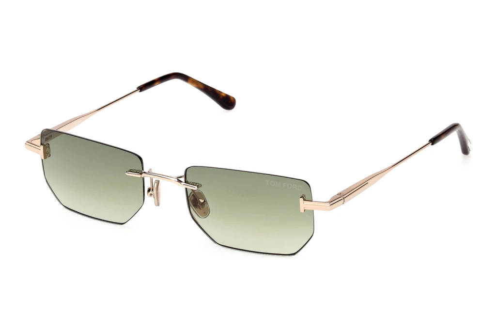 Tom Ford FT1355 28P grün verlaufendGlänzend Rose Gold Tom Ford FT1355 28P grün verlaufendGlänzend Rose Gold