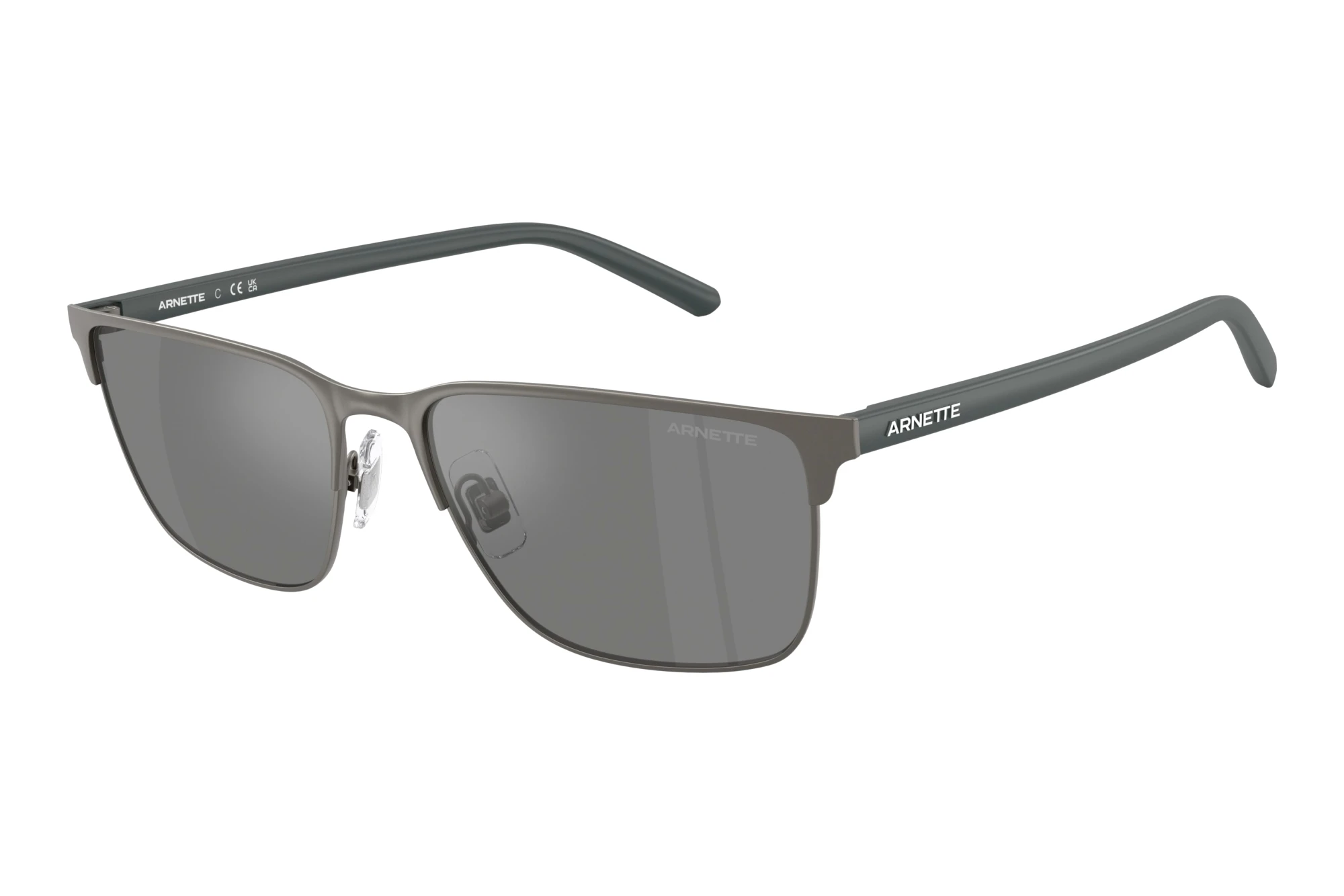 Arnette AN3094 745/6G Grey Mirror SilverMatte Gunmetal Arnette AN3094 745/6G Grey Mirror SilverMatte Gunmetal