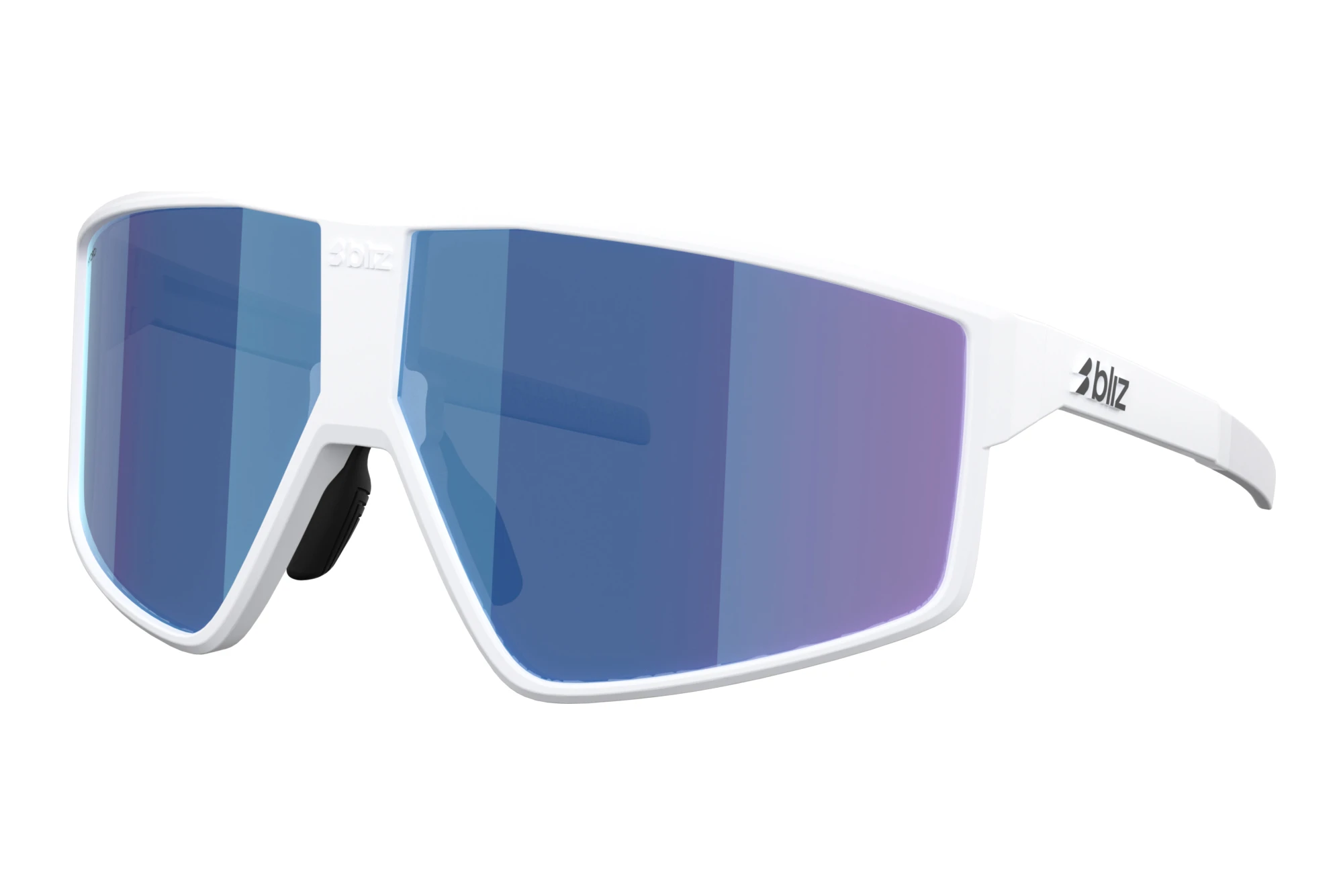 Bliz ZB7016 701620 Smoke/Blue MulticolorMatte White Bliz ZB7016 701620 Smoke/Blue MulticolorMatte White