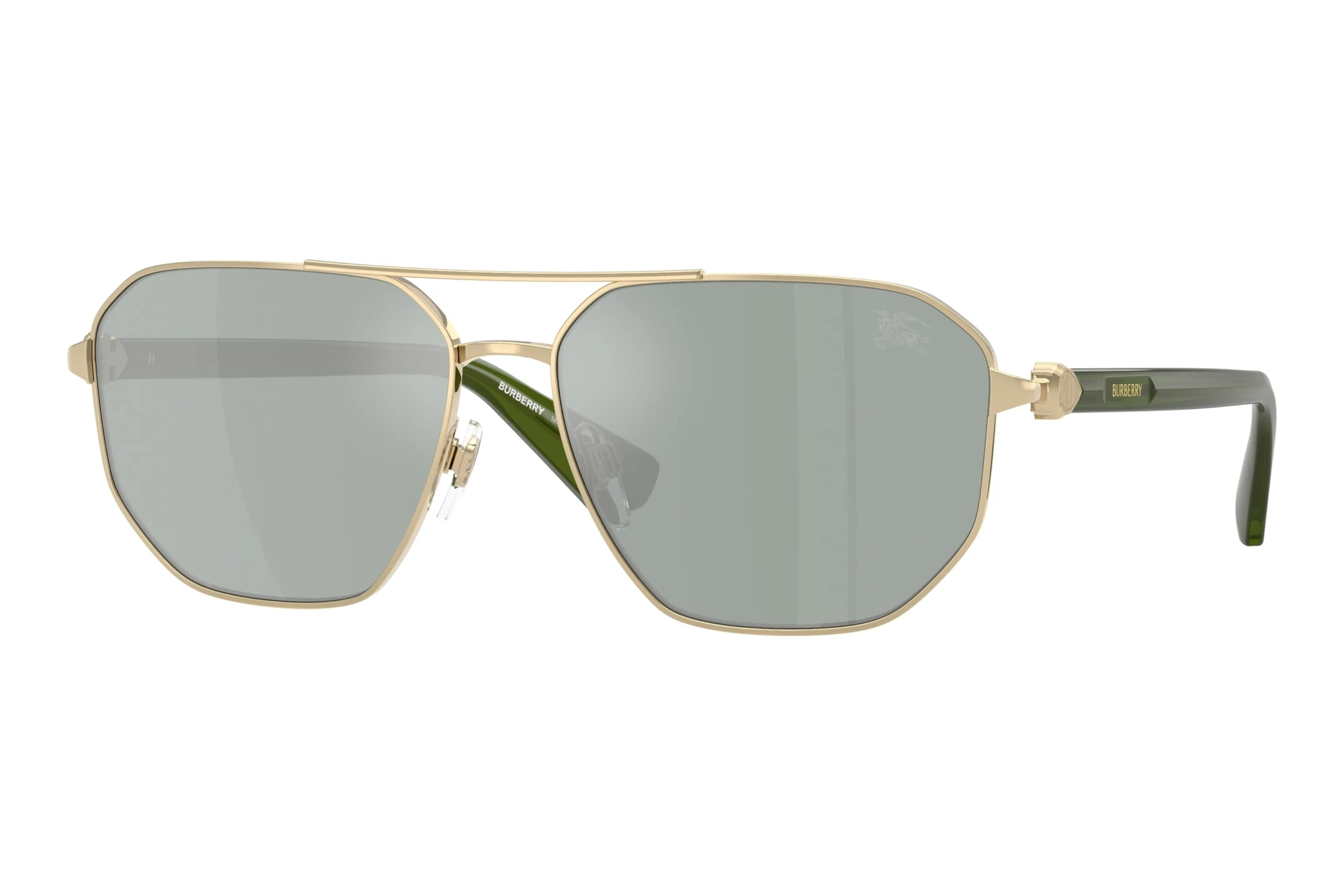 Burberry BE3166 110982 Petrol Green Mirror SilverLight Gold Burberry BE3166 110982 Petrol Green Mirror SilverLight Gold