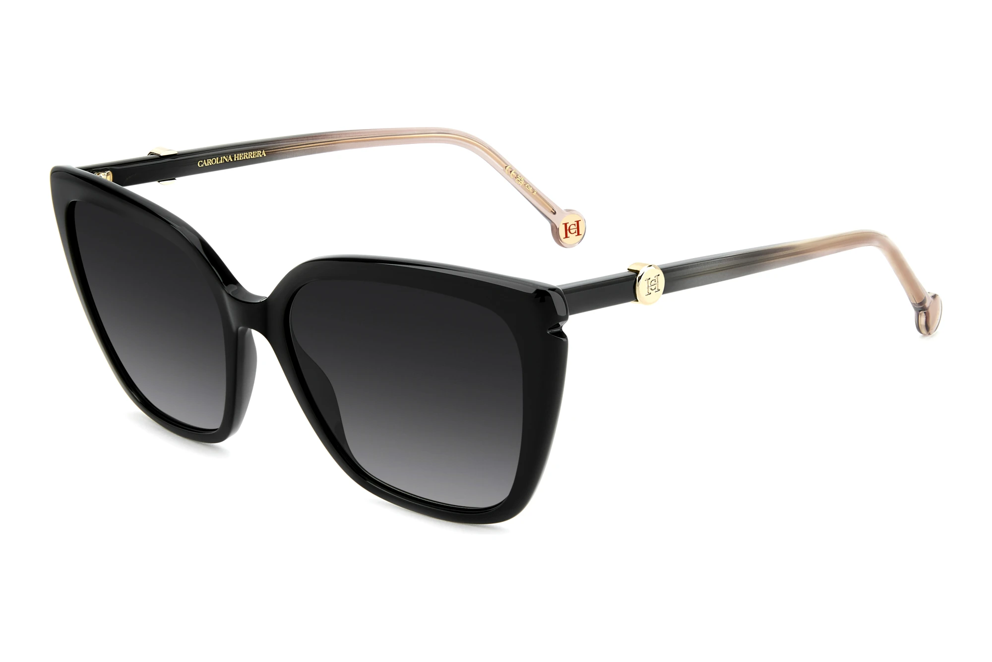 Carolina Herrera HER 0385/S 807/9O DARK GREY SHADEDBLACK Carolina Herrera HER 0385/S 807/9O DARK GREY SHADEDBLACK