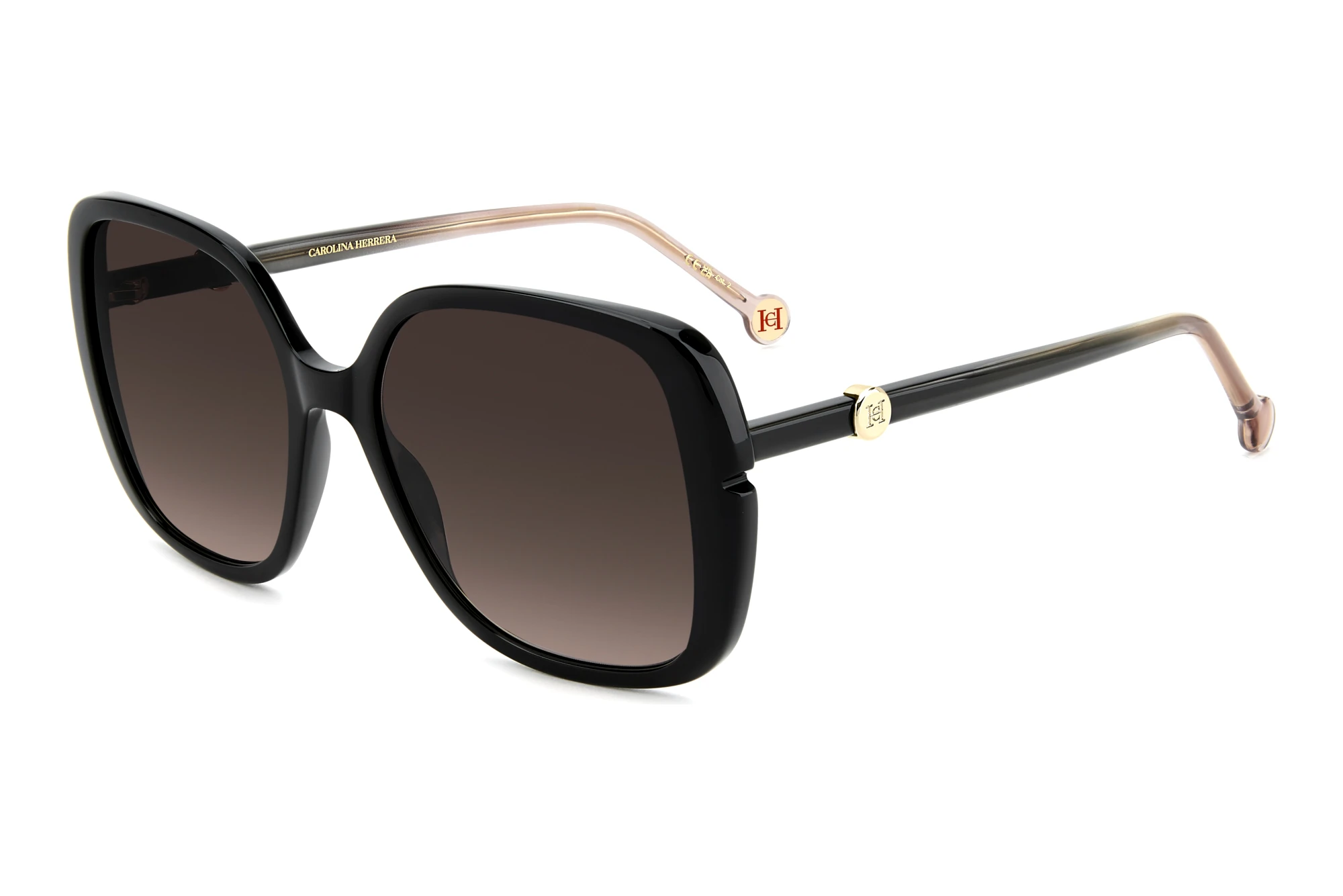Carolina Herrera HER 0386/S 807/HA BROWN SHADEDBLACK Carolina Herrera HER 0386/S 807/HA BROWN SHADEDBLACK
