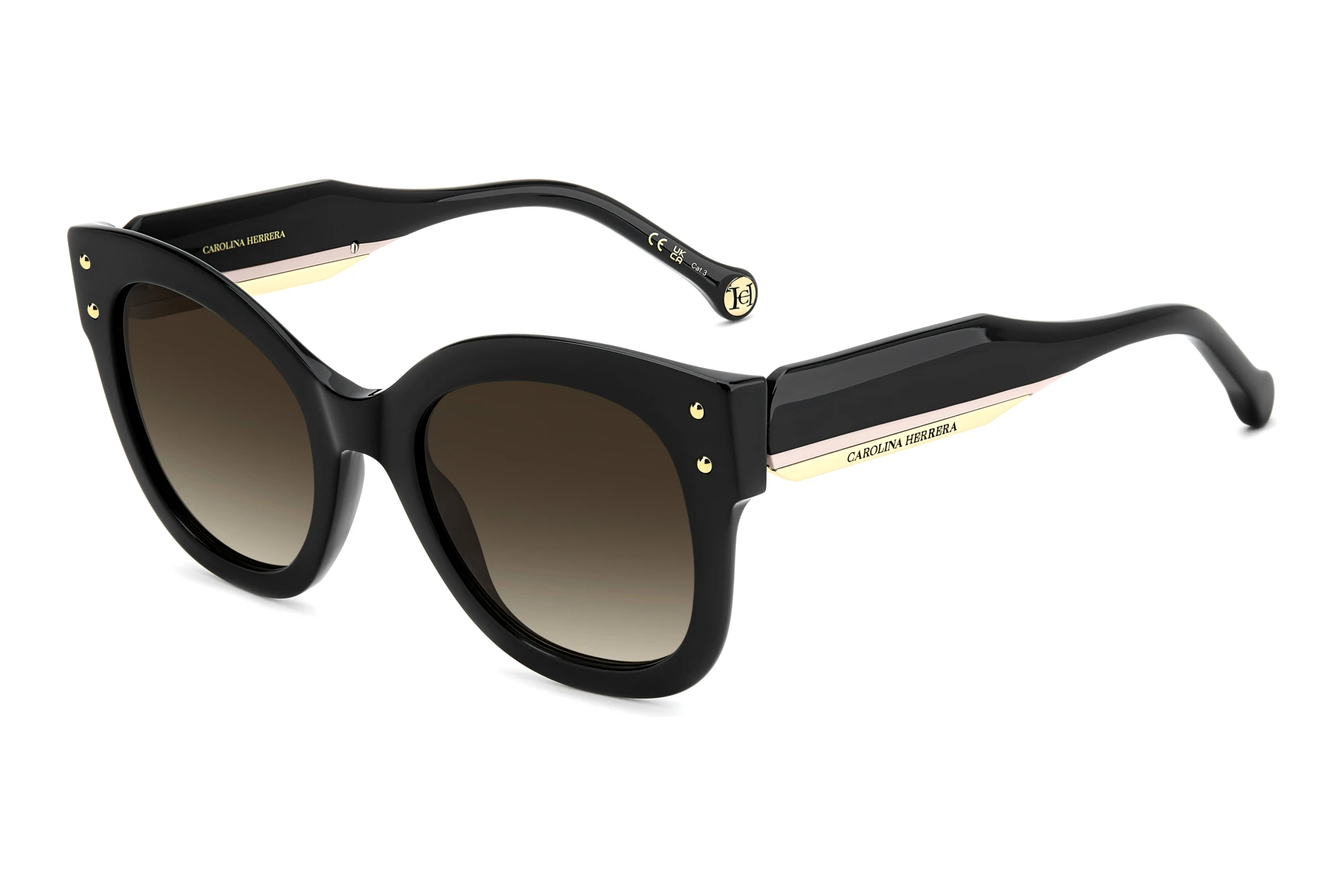 Carolina Herrera HER 0410/S 807/HA BROWN SHADEDBLACK Carolina Herrera HER 0410/S 807/HA BROWN SHADEDBLACK