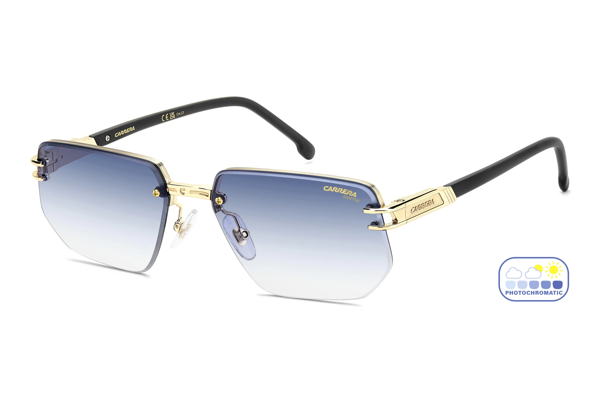 Carrera CARRERA 1070/S 003/7Q BLUE SHADED PHOTOCHROMATIC ANTIREFLEXMATTE BLACK Carrera CARRERA 1070/S 003/7Q BLUE SHADED PHOTOCHROMATIC ANTIREFLEXMATTE BLACK