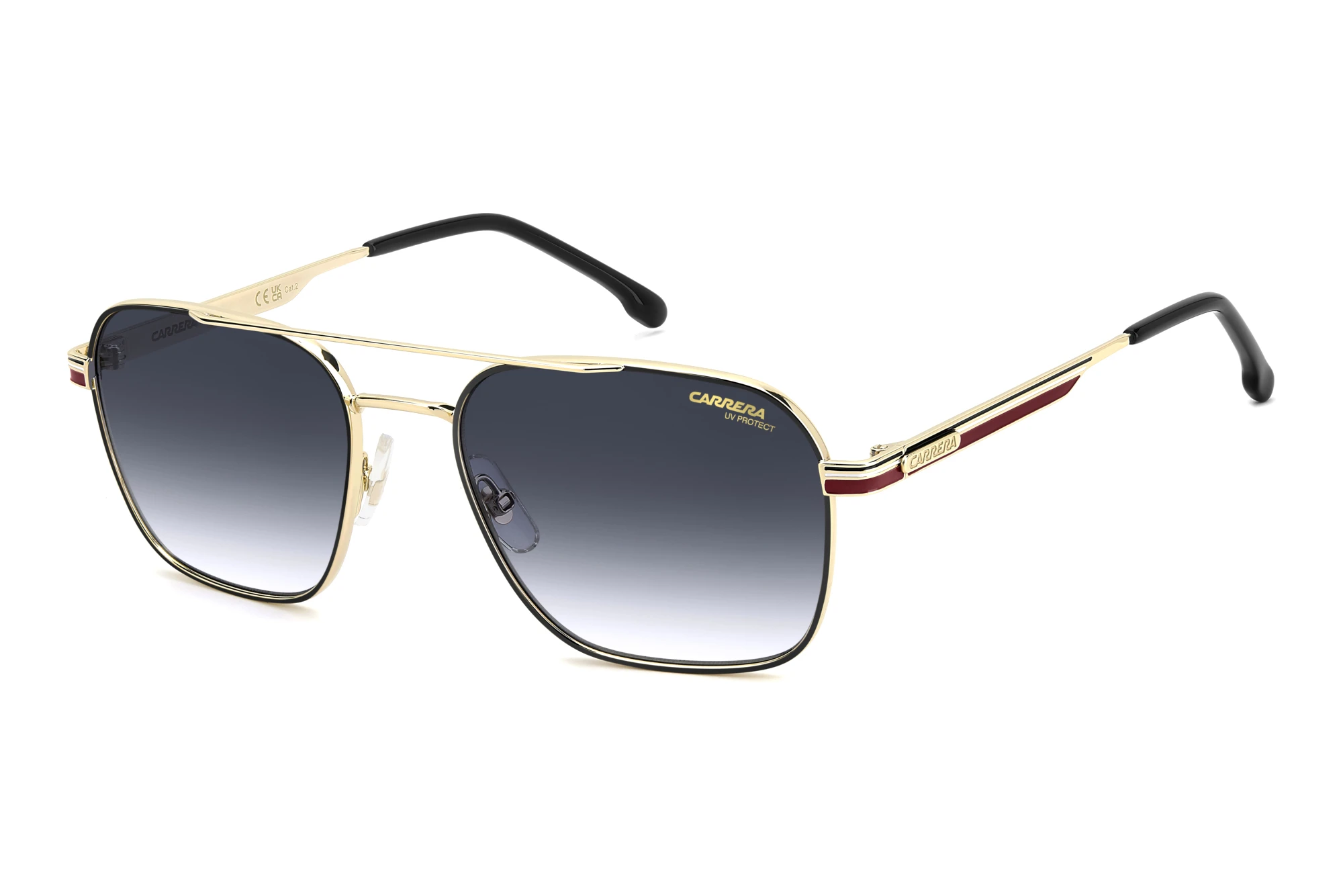 Carrera CARRERA 379/S W3J/08 DK BLUE SHADEDGOLD STRIPED RED Carrera CARRERA 379/S W3J/08 DK BLUE SHADEDGOLD STRIPED RED