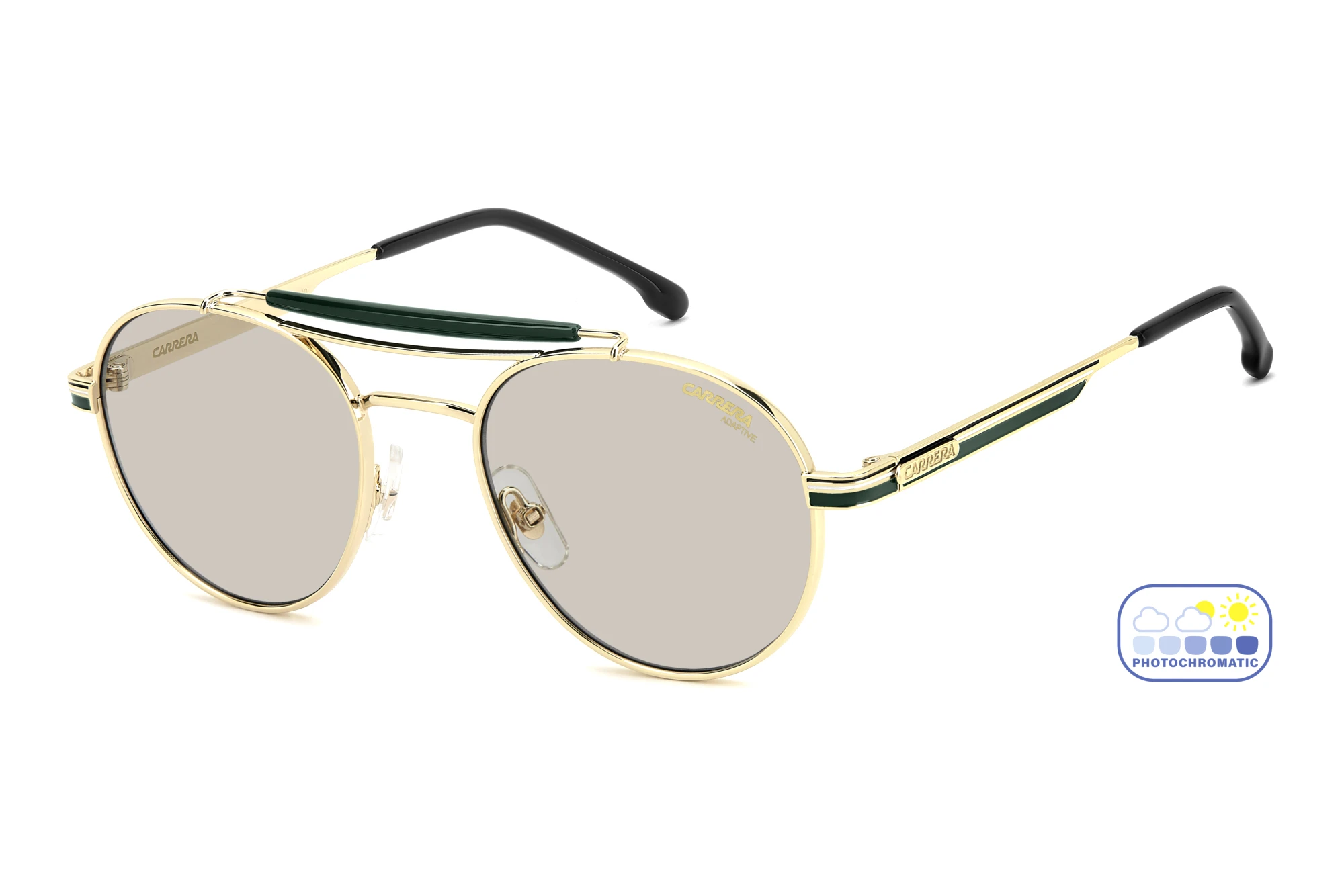 Carrera CARRERA 381/S PEF/7O GREY POLARIZEDGOLD GREEN Carrera CARRERA 381/S PEF/7O GREY POLARIZEDGOLD GREEN