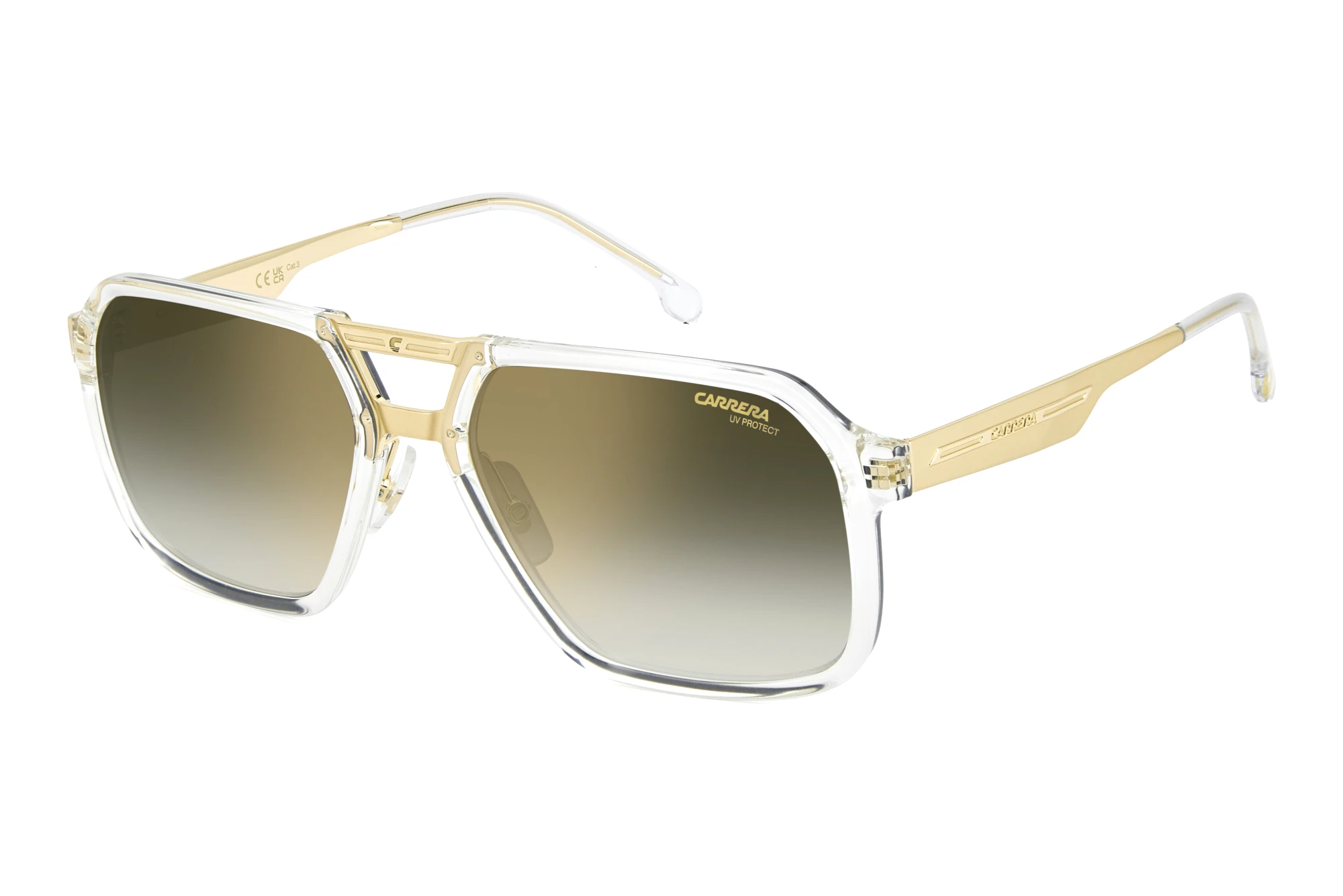 Carrera VICTORY C 27/S REJ/D6 GREEN SHADED GOLD MIRROR ANTIREFEXCRYSTAL GOLD Carrera VICTORY C 27/S REJ/D6 GREEN SHADED GOLD MIRROR ANTIREFEXCRYSTAL GOLD