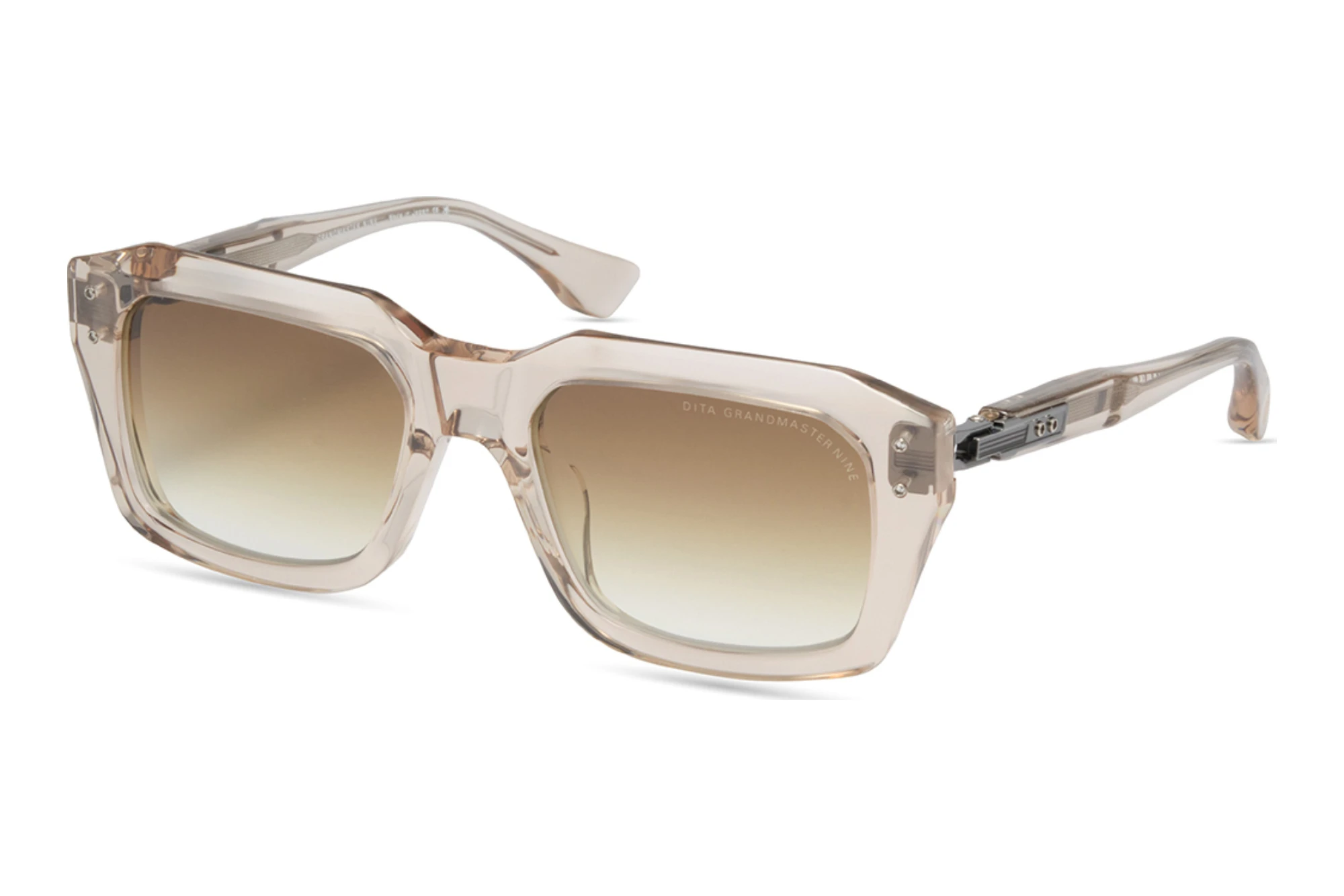 DITA DTS-464 02A BROWN TO CLEAR GRADIENTKHAKI CRYSTAL - ANTIQUE SILVER DITA DTS-464 02A BROWN TO CLEAR GRADIENTKHAKI CRYSTAL - ANTIQUE SILVER
